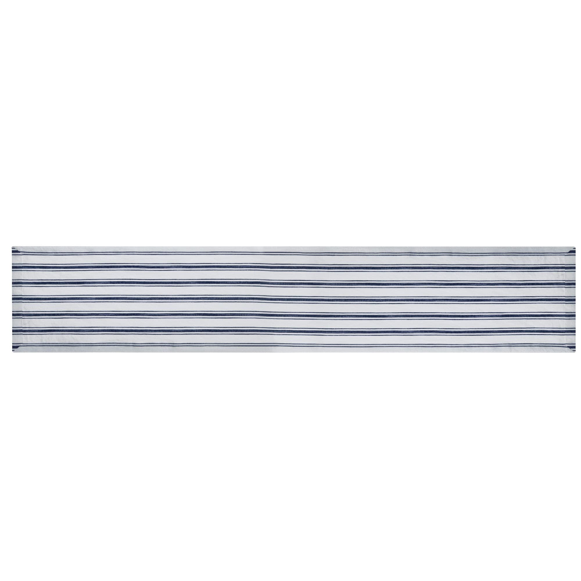 Stripe Cotton Linen Table Runner 230 x 34cm
