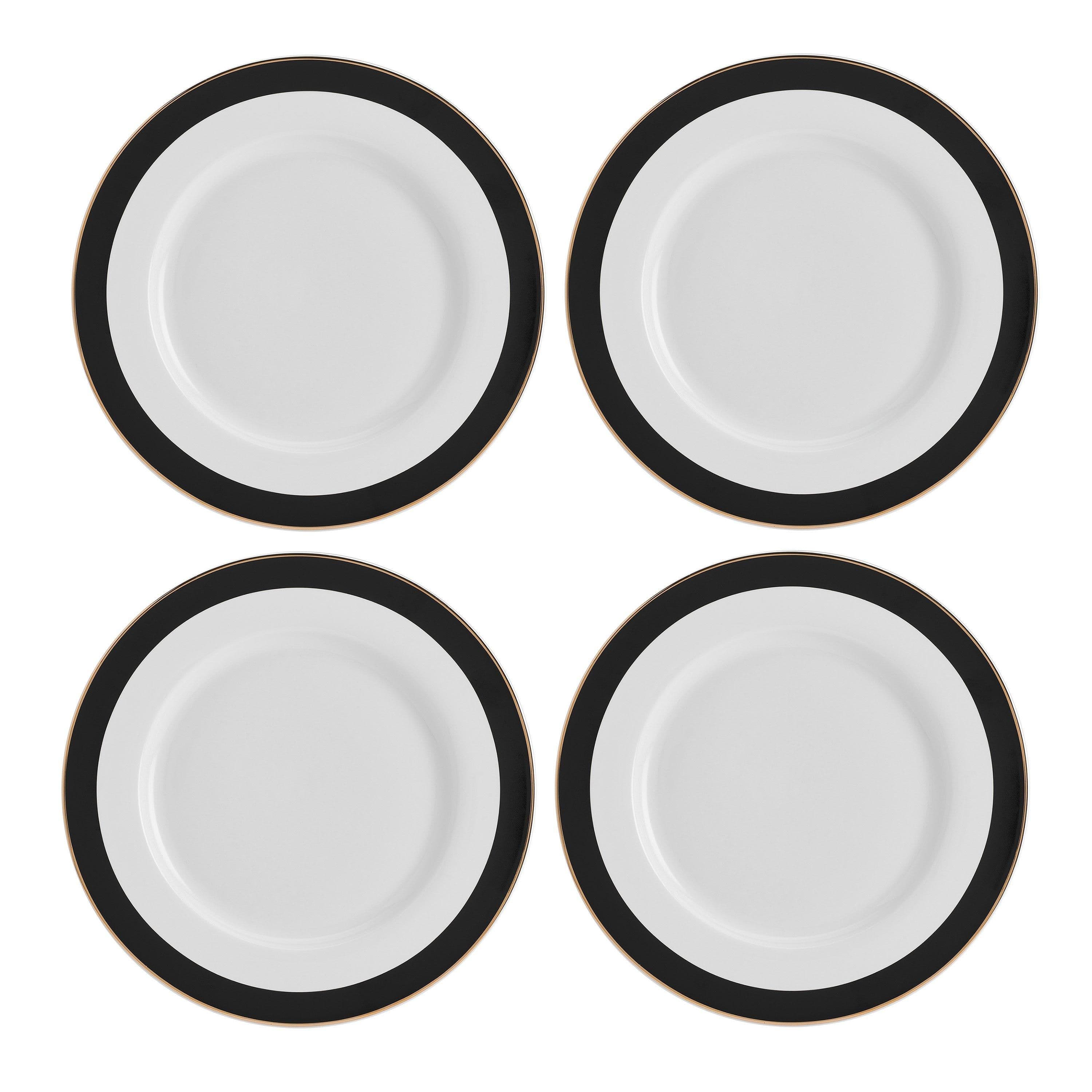 Luxe Deco 4 Piece China Dinner Plate Set 27.5cm