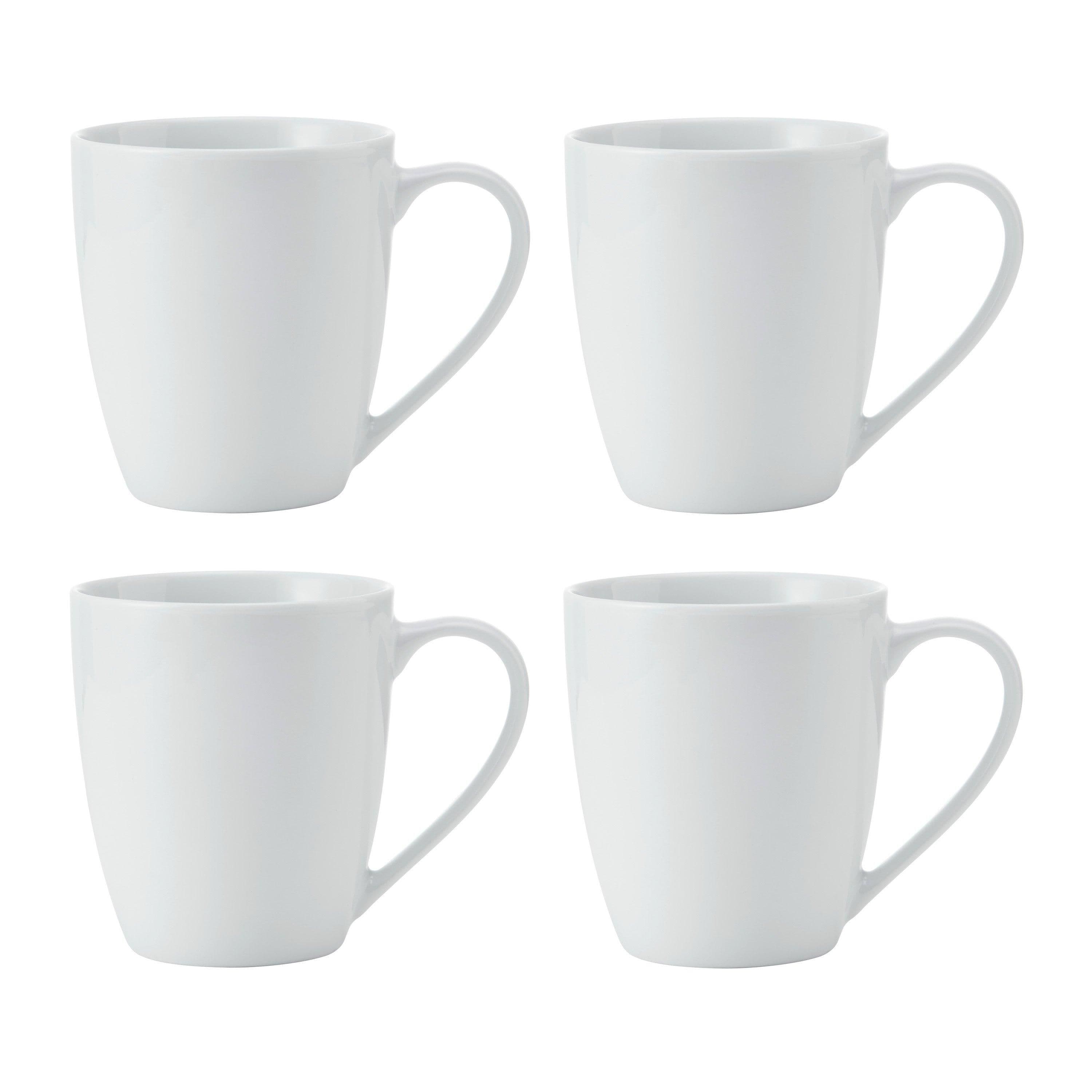 Chalk Porcelain Mugs Set 4 380ml