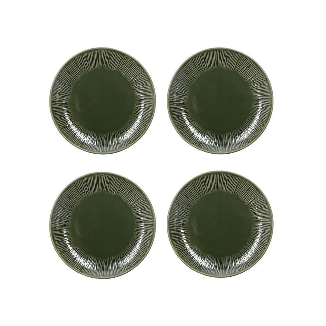 Jardin Stoneware Side Plates Set 4 21.5cm