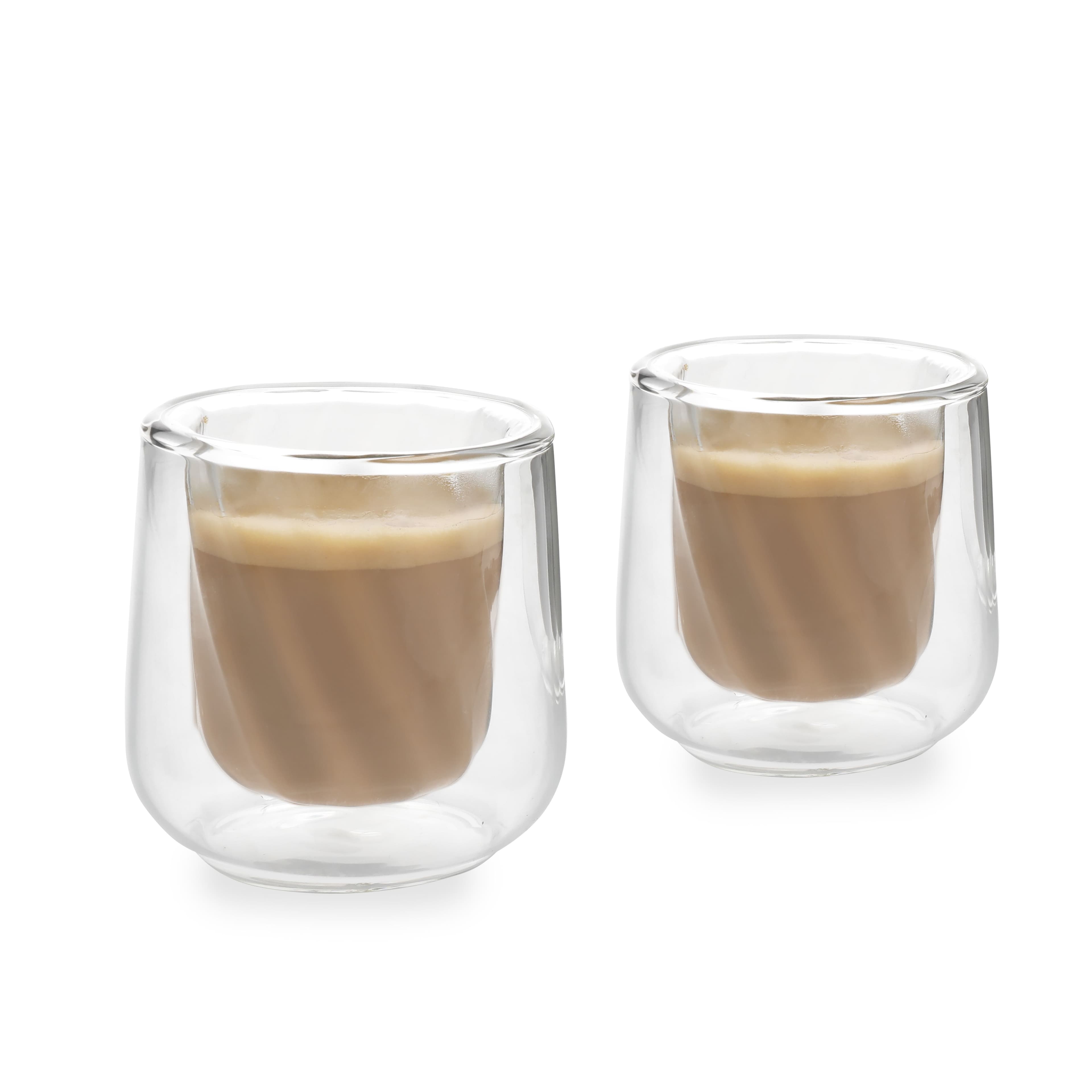 Cafetière Siena Double Walled Cortado Glasses Set 2