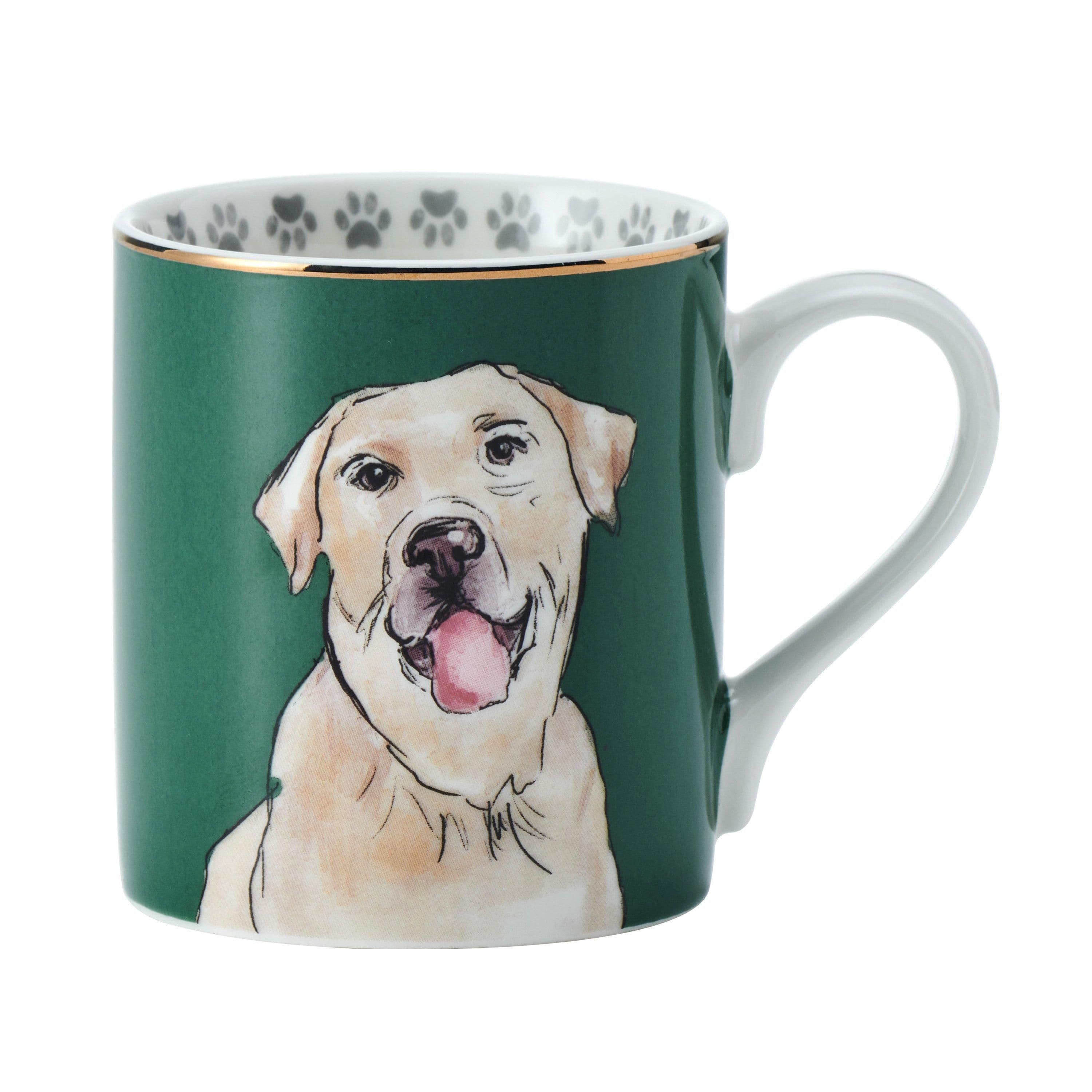 Labrador Straight Sided Porcelain Mug