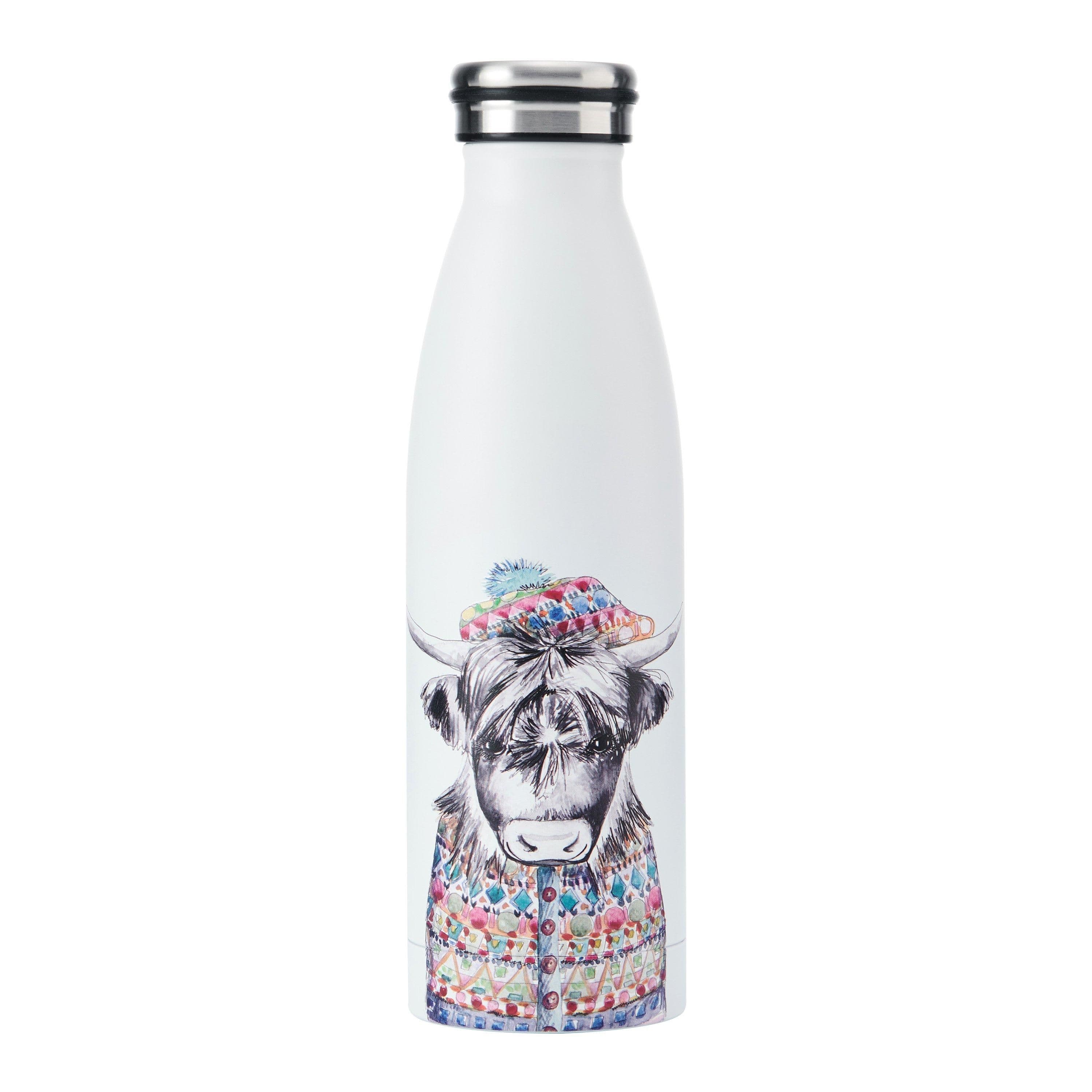Tipperleyhill Highland Cow Double Walled Stainless Steel Water Bottle