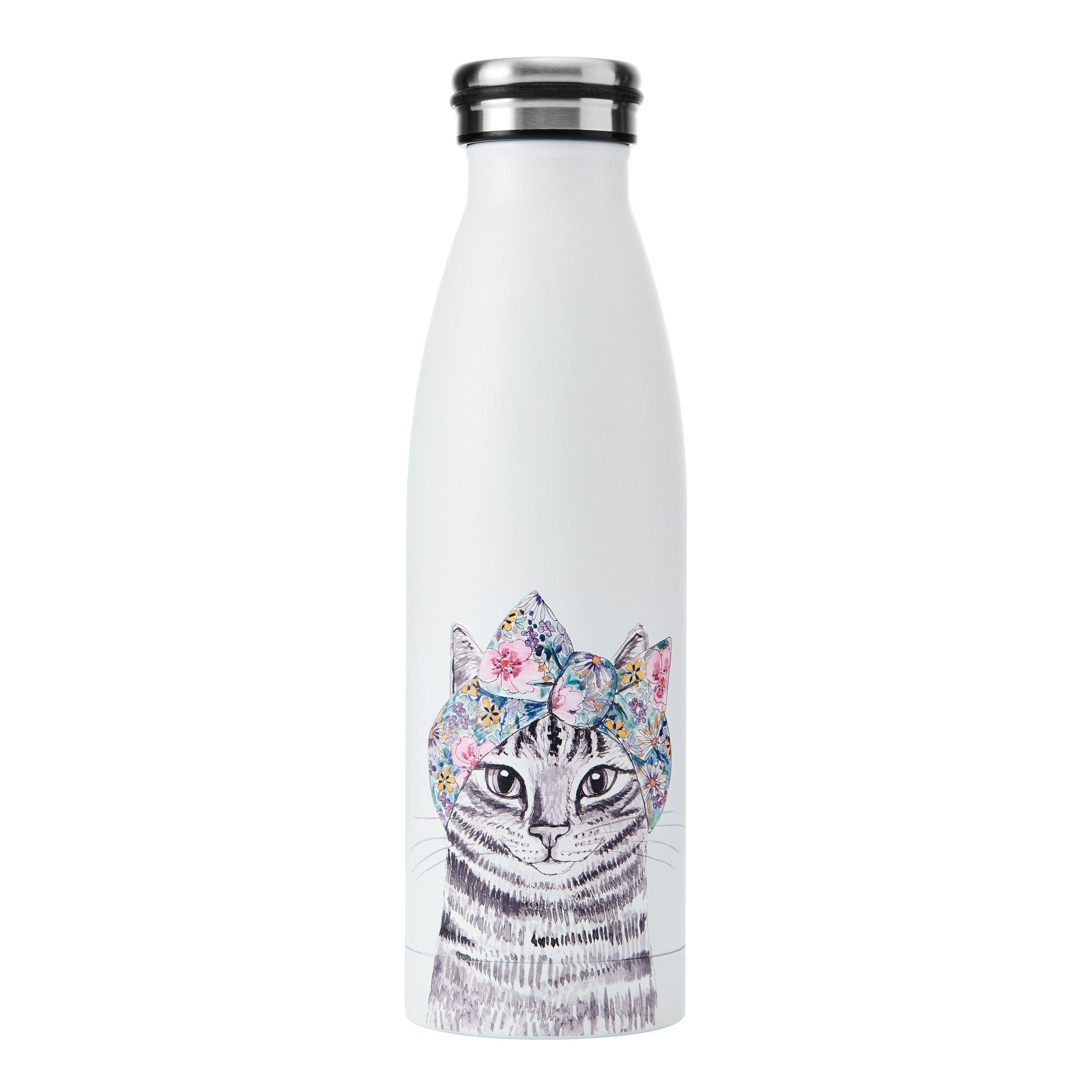 Tipperleyhill Cat Double Walled Stainless Steel Water Bottle