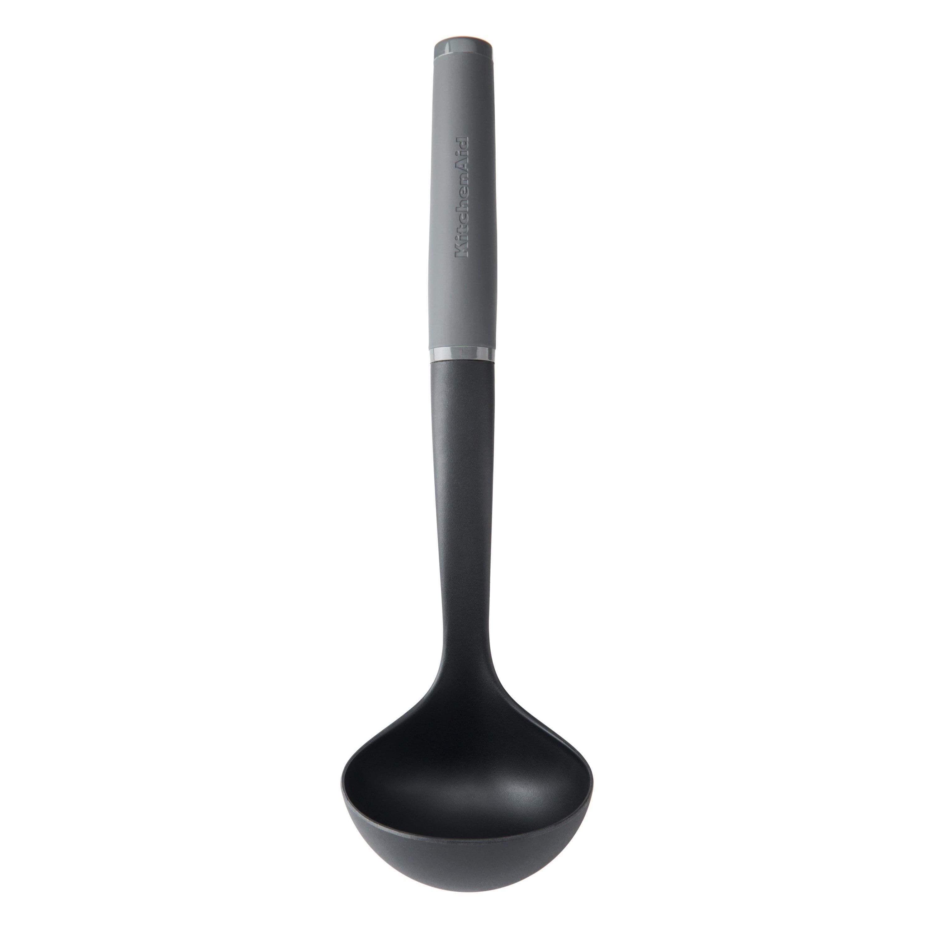 Soft Grip Ladle - Charcoal Grey