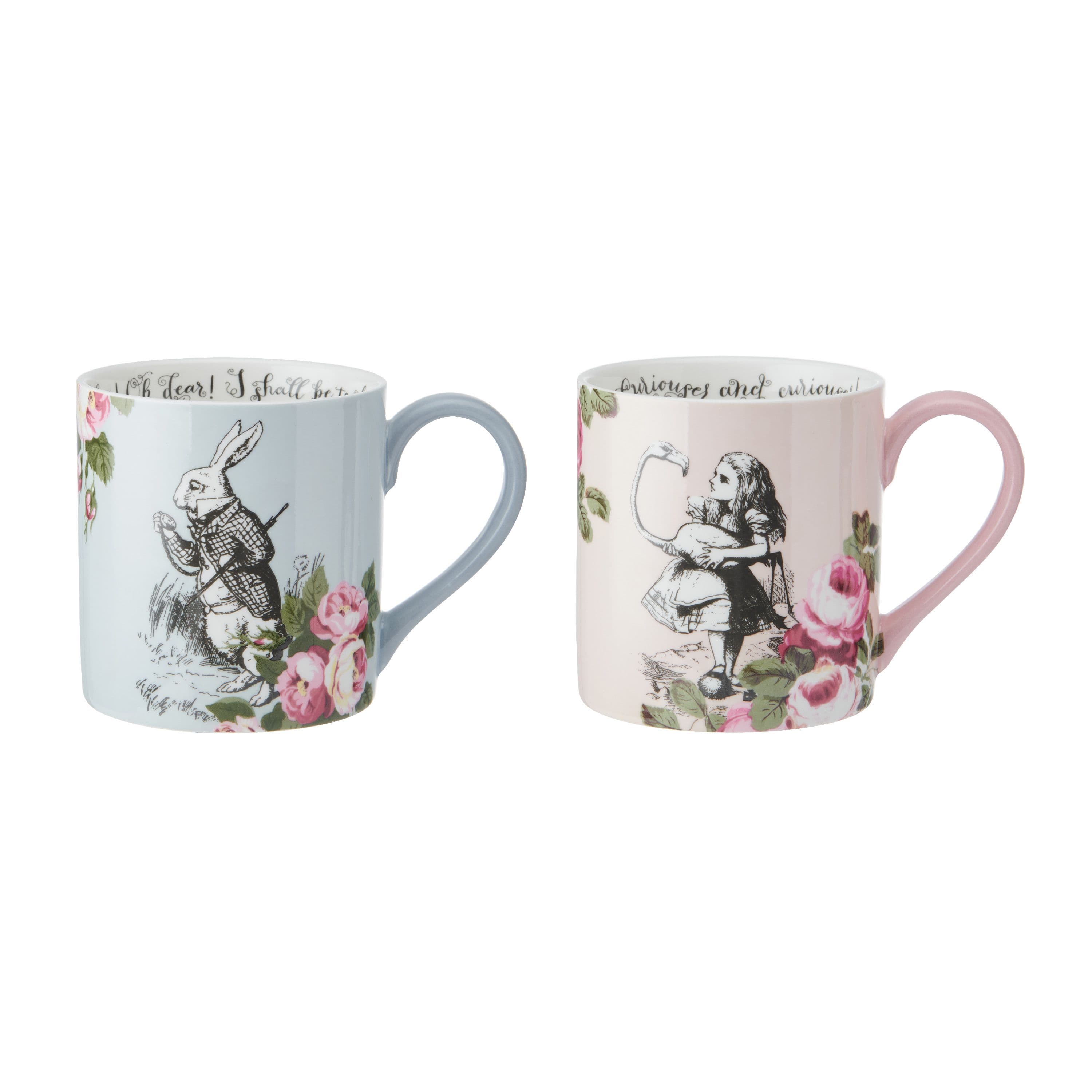 Set 2 Mugs Bone China