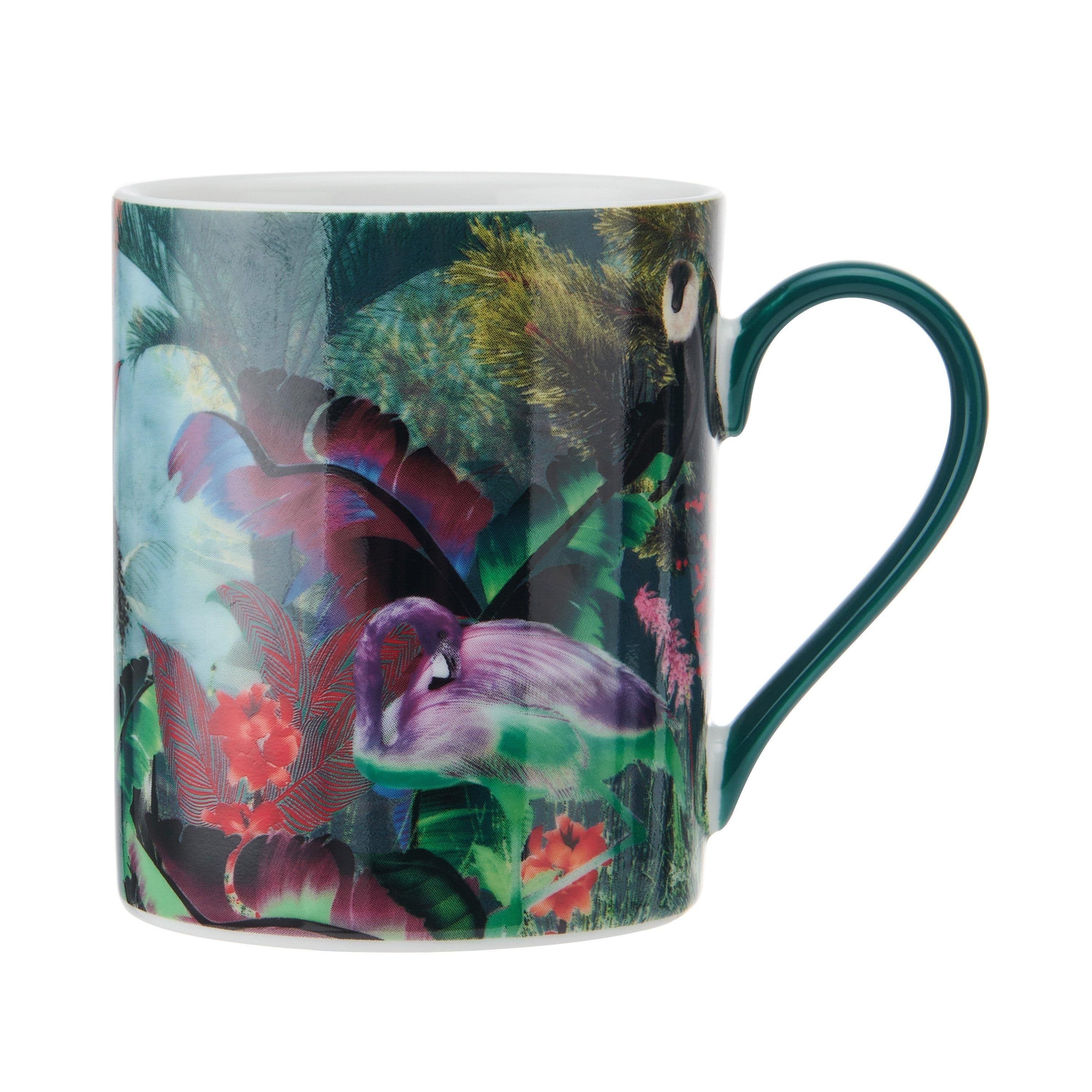 Sarah Arnett Porcelain Mug 350ml Flamingo Print