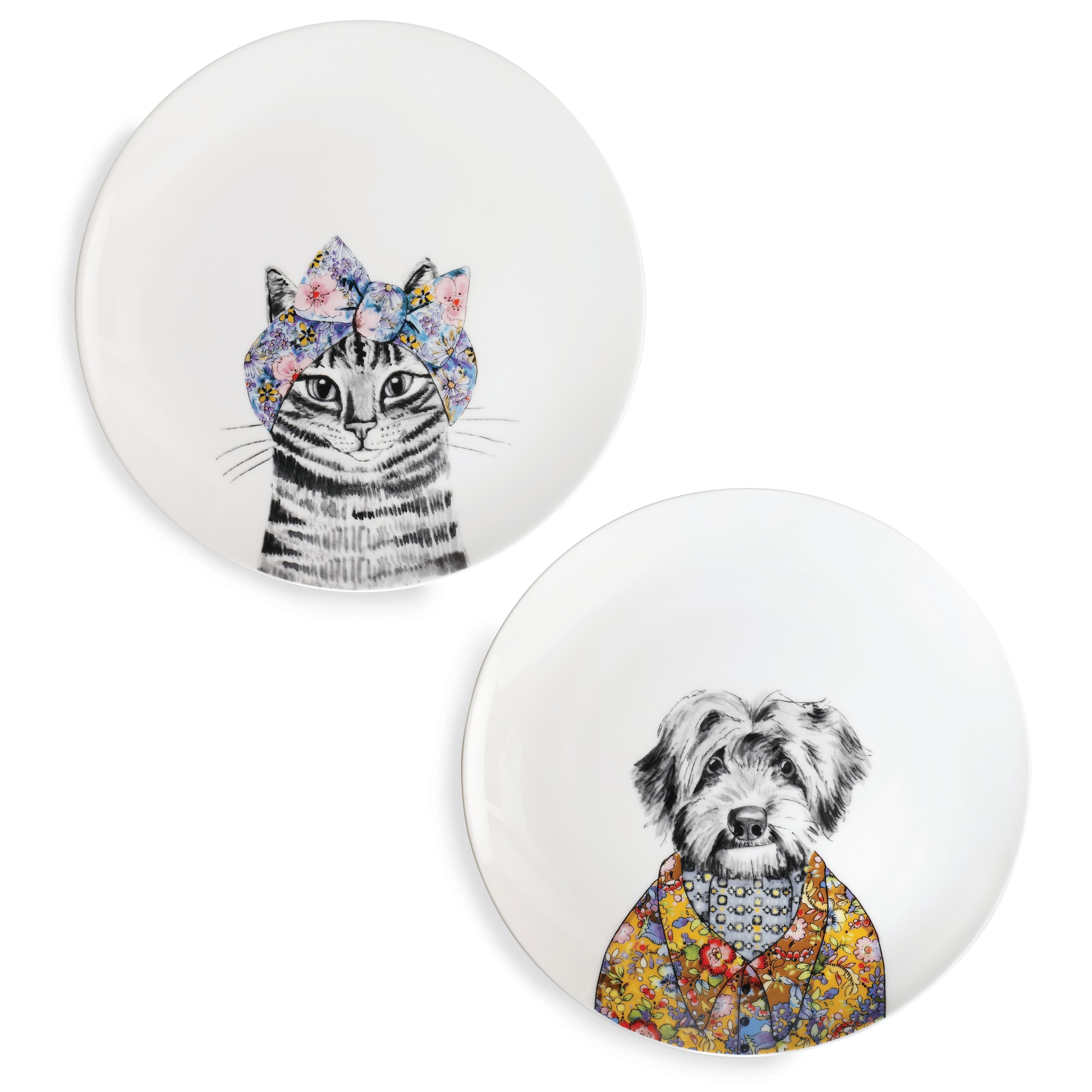 Side Plates Fine China Set 2 x 21cm