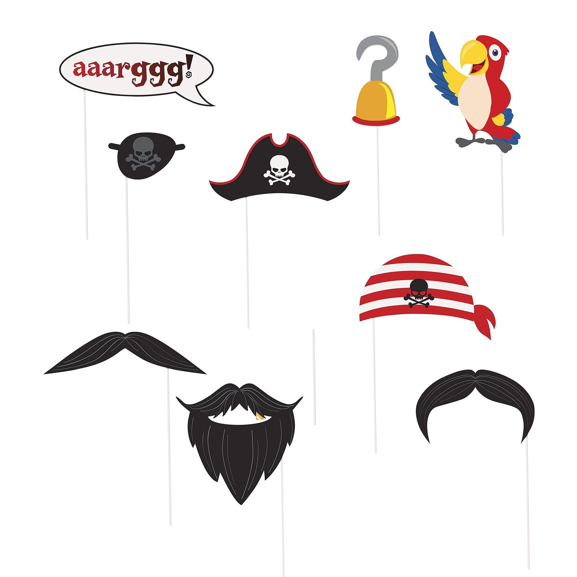 Pirate Photo Booth Props