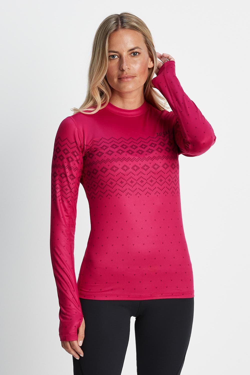 Snowdon Fairisle Thermal Base Layer Crew Neck