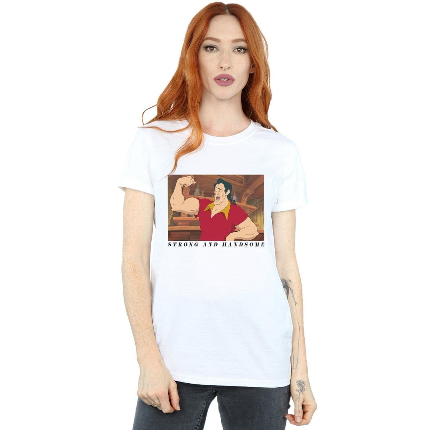 Beauty & Beast Handsome Brute Cotton Boyfriend T Shirt