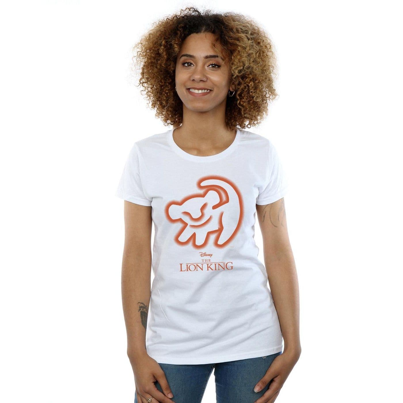 Lion King Cave Drawing Cotton T Shirt