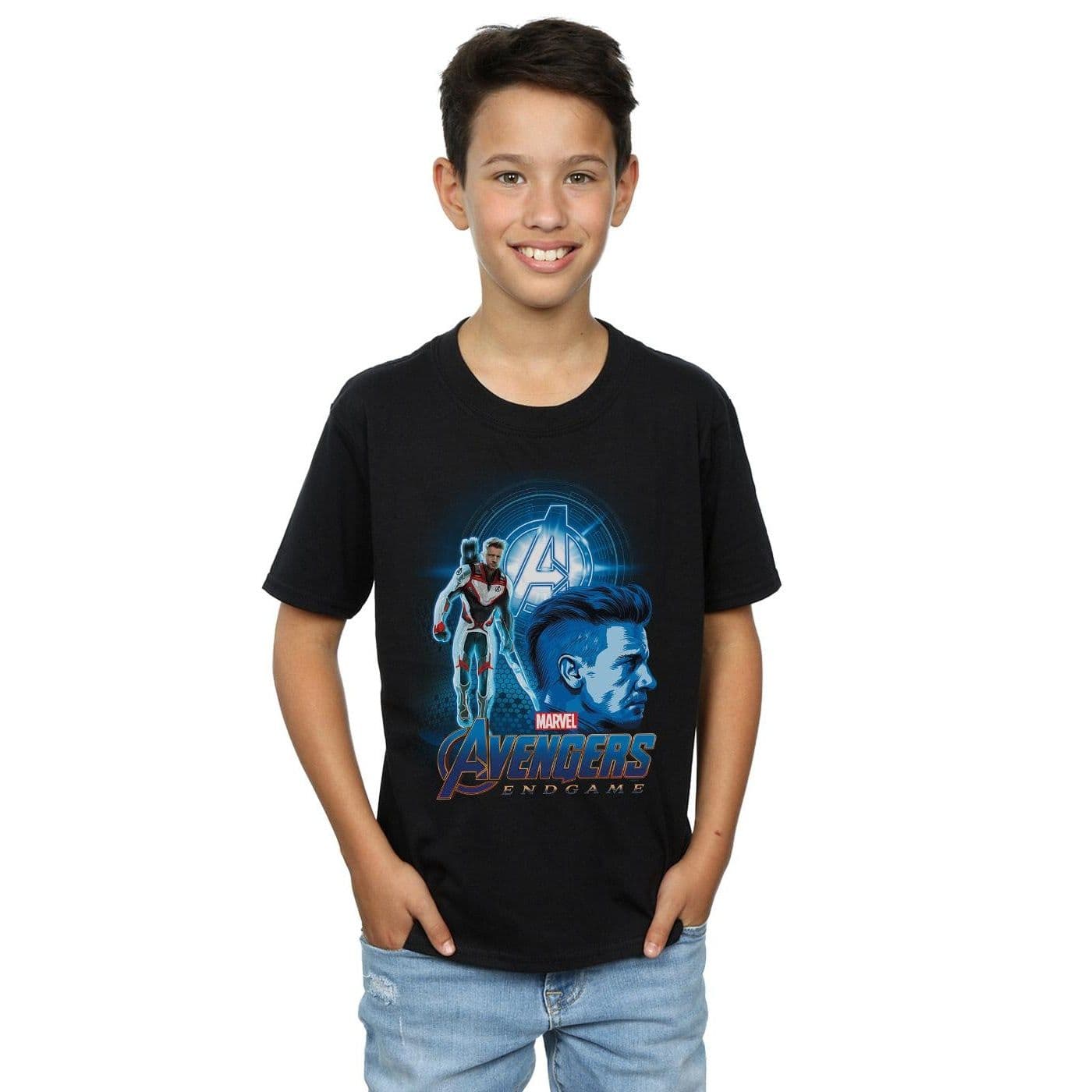 Avengers Endgame Hawkeye Team Suit T Shirt