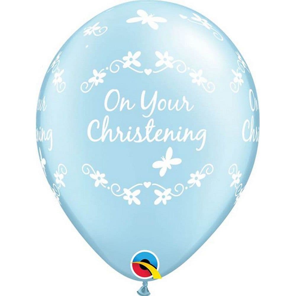 11 Inch Latex Butterflies Christening Balloons