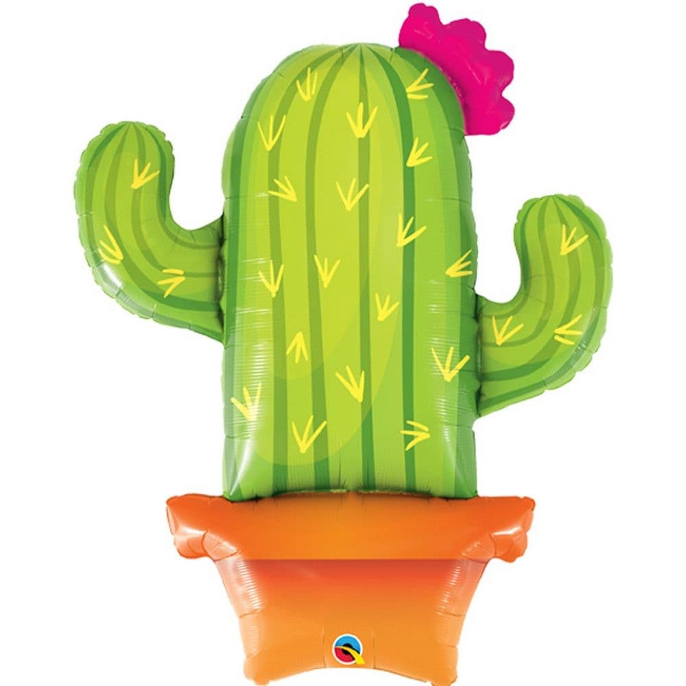 39 Inch Potted Cactus Supershape Foil Balloon