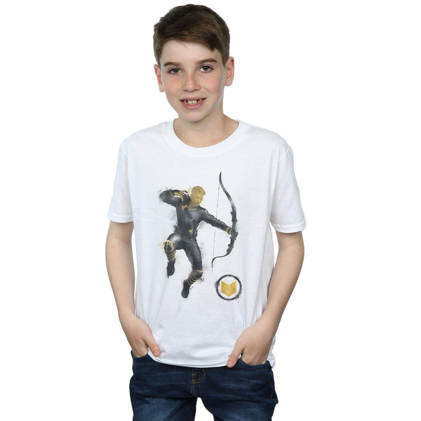 Avengers Endgame Painted Hawkeye T Shirt