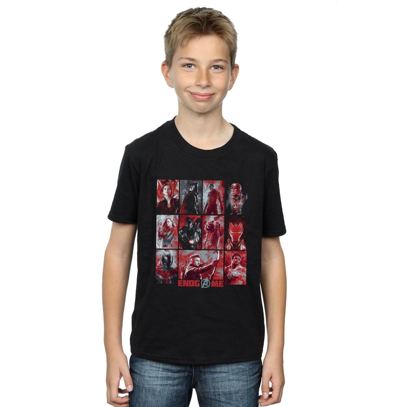 Avengers Endgame Brushed Panels T Shirt