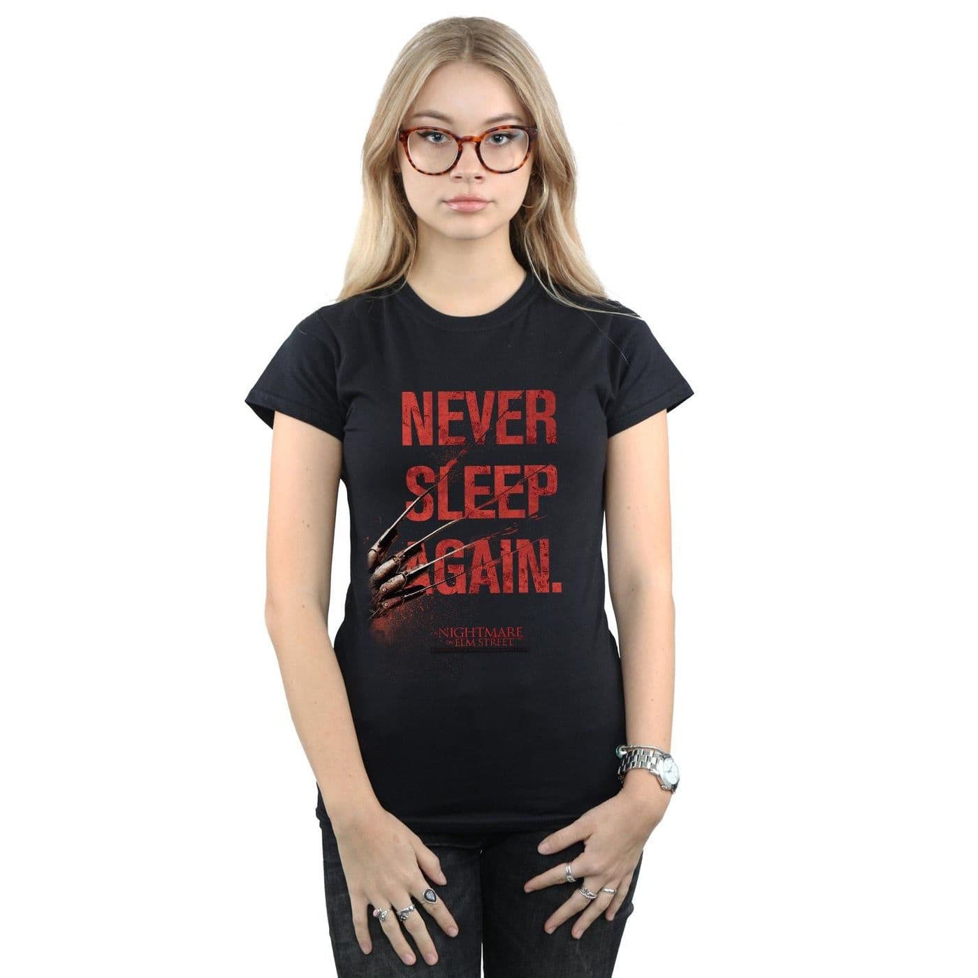 Never Sleep Again Cotton T-Shirt