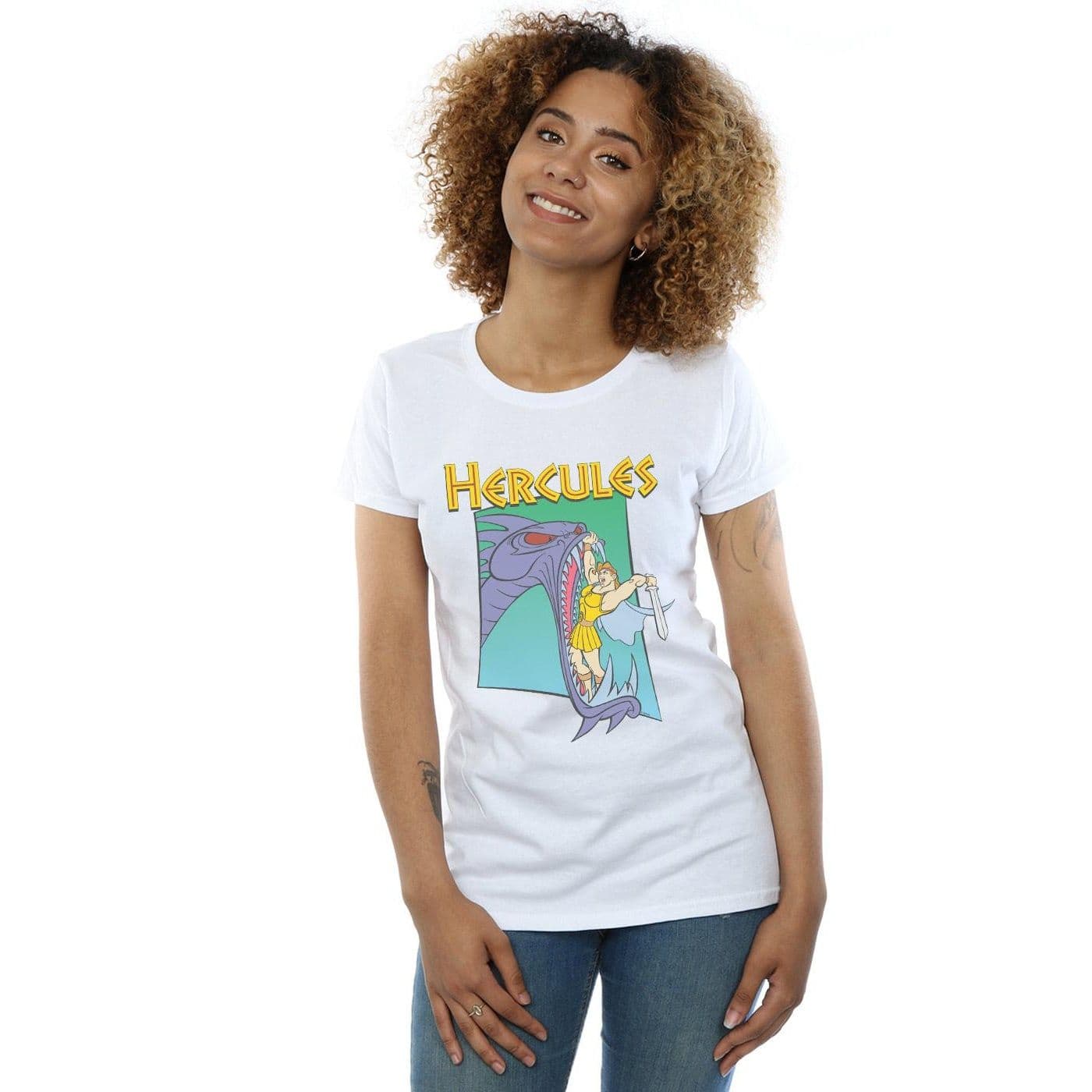Hercules Hydra Fight Cotton T Shirt