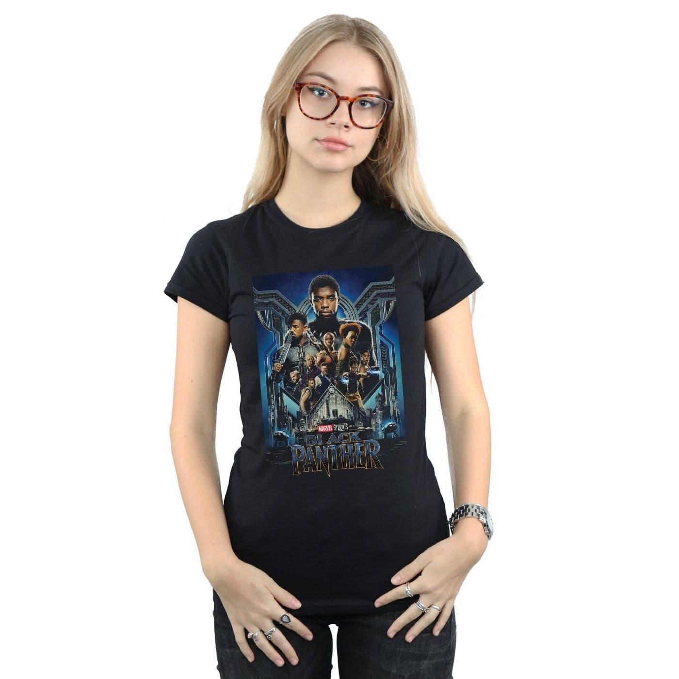 Panther Poster Cotton T Shirt