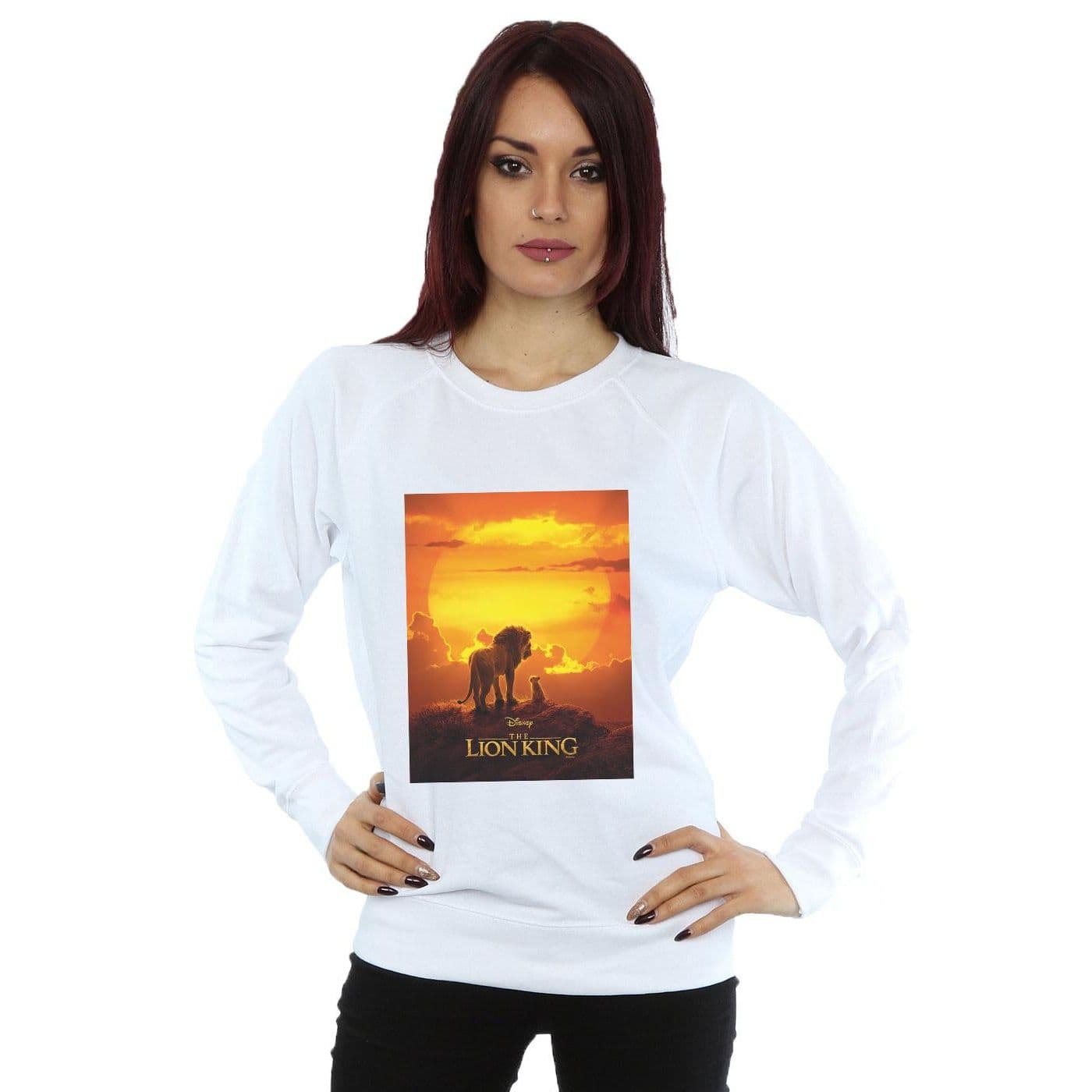 Lion King Movie Sunset Poster Sweatshirt
