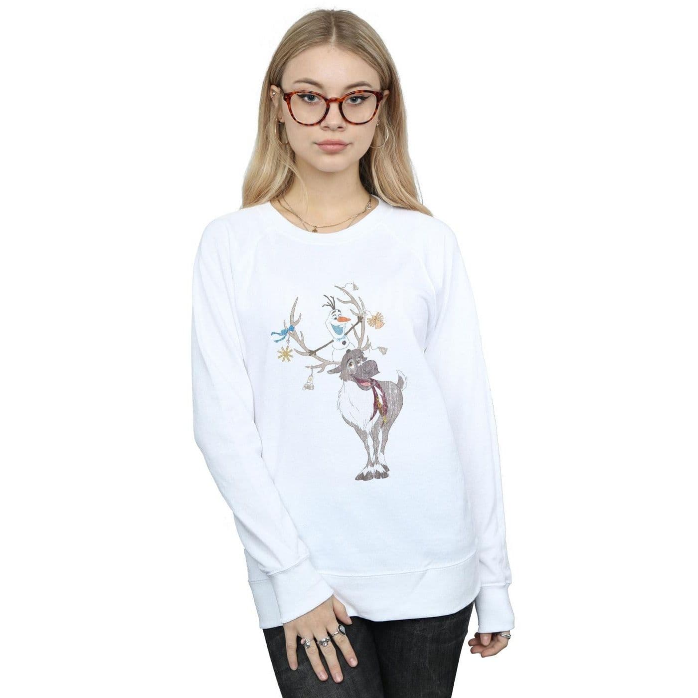 Frozen Sven & Olaf Christmas Ornaments Sweatshirt