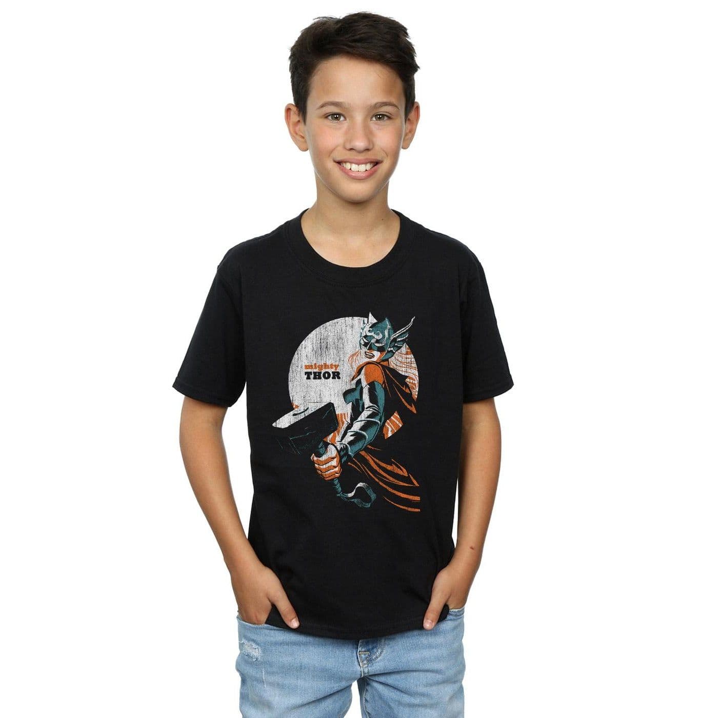 Mighty Thor Propaganda Distressed T Shirt