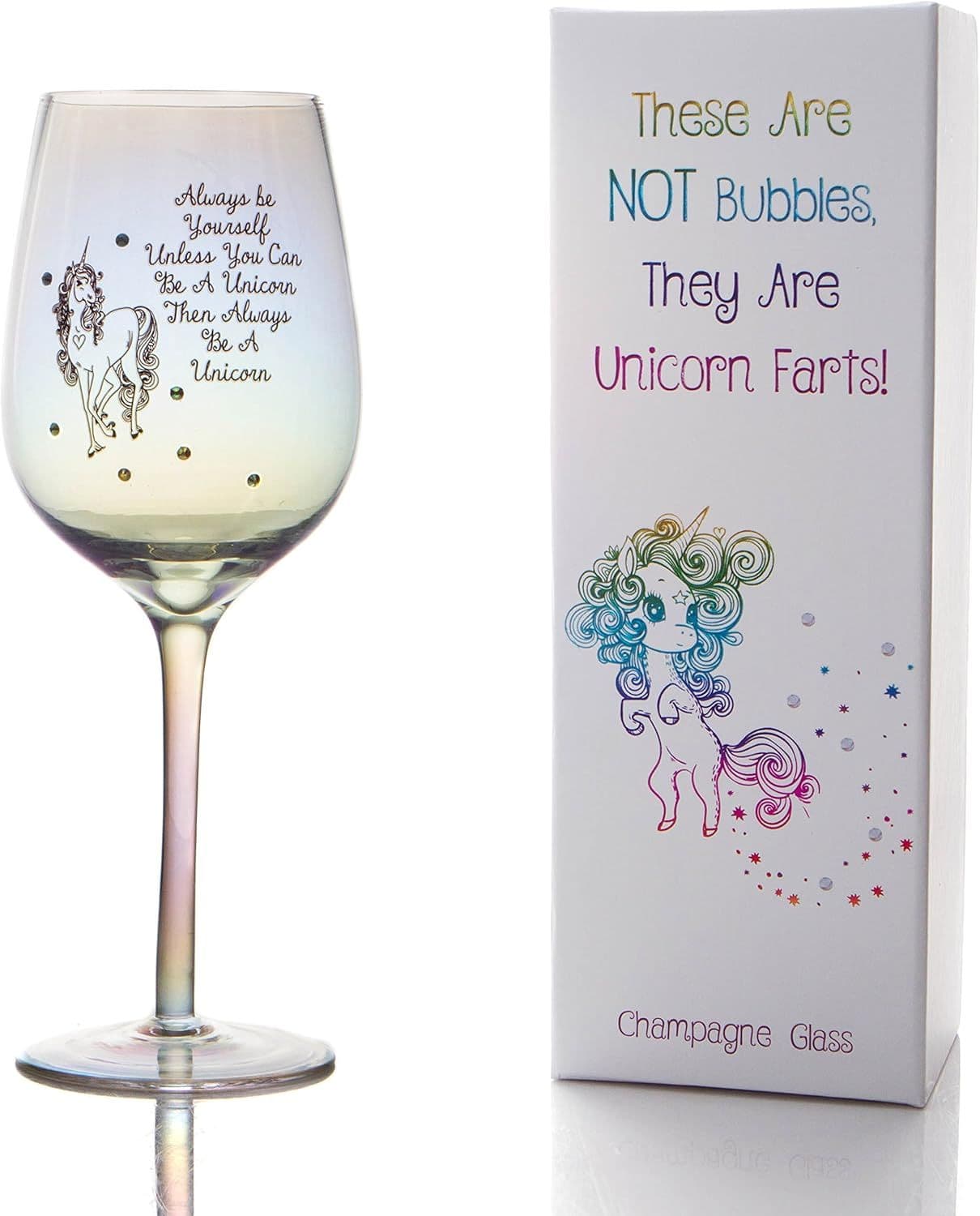 Boxer Gifts Women's Always Be Yourself Unless You Can Be A Unicorn' Wine Glass