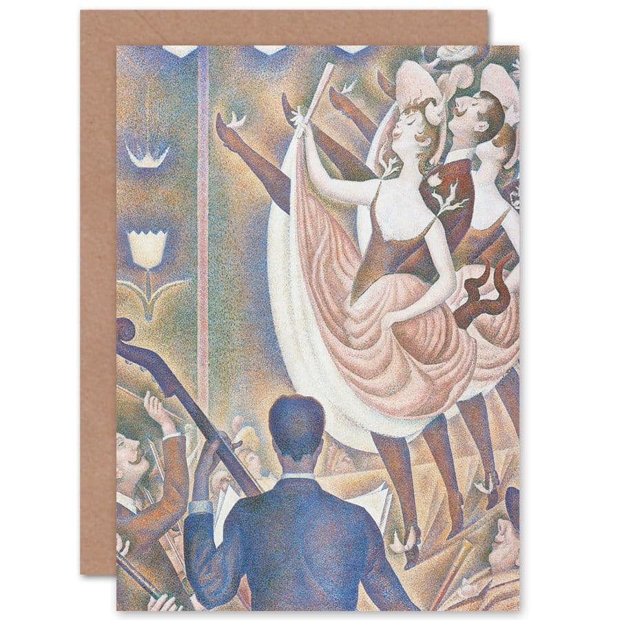 Georges Seurat Le Chahut Fine Art Greetings Card