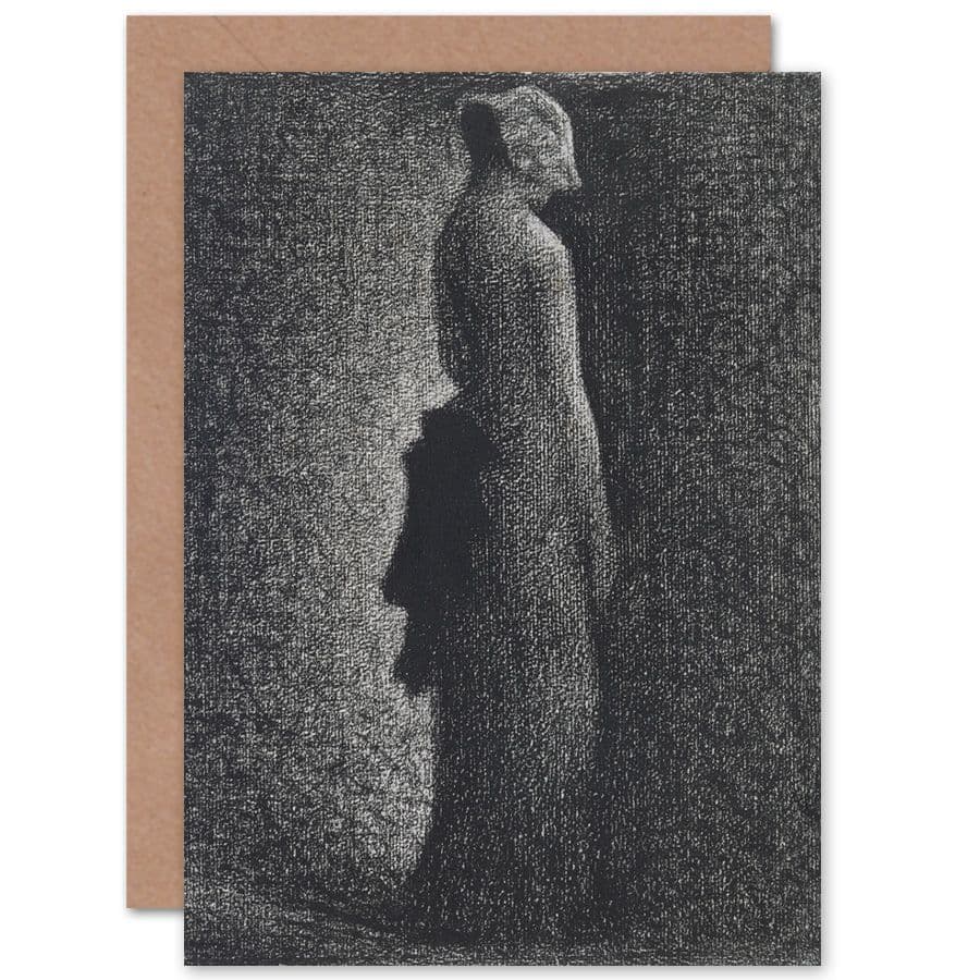 Georges Seurat Bow Fine Art Greetings Card