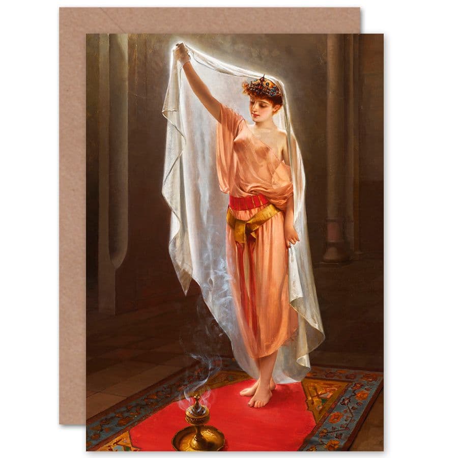 Falero Beauty Painting Fine Art Greetings Card