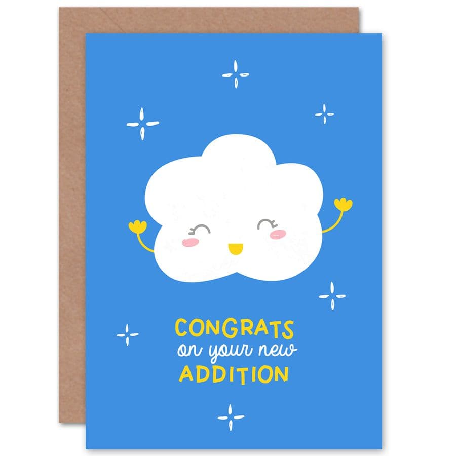Cloud Congratulations Greetings Card