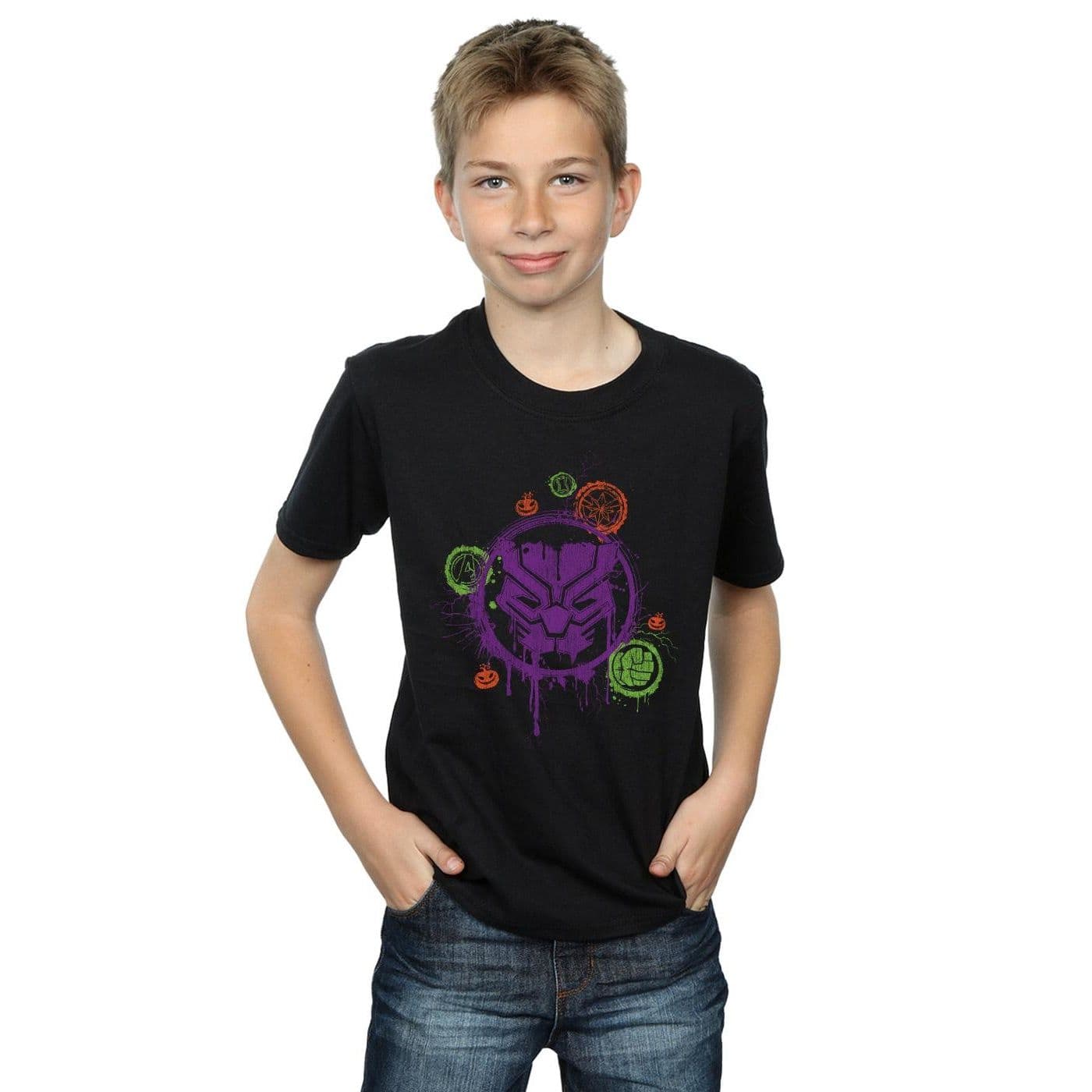 Avengers Panther Halloween Icon T Shirt