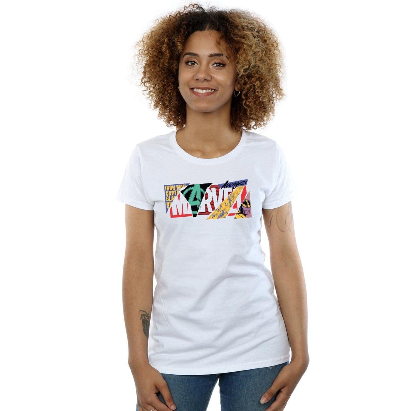 Collage Logo Cotton T Shirt