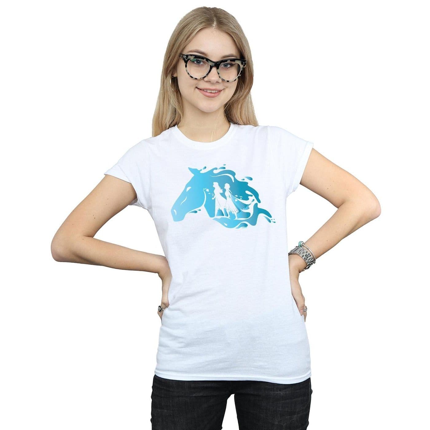 Frozen 2 Nokk Silhouette Cotton T Shirt