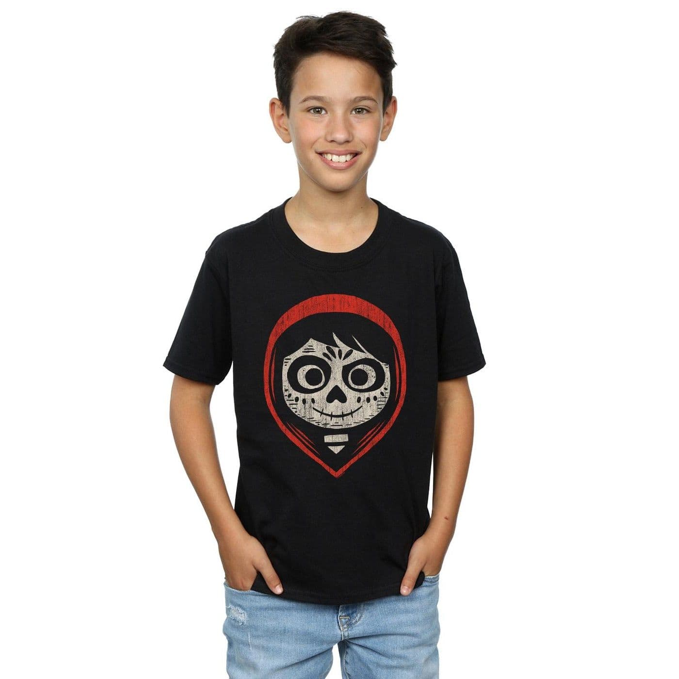 Coco Miguel Skeleton Face Hood T Shirt