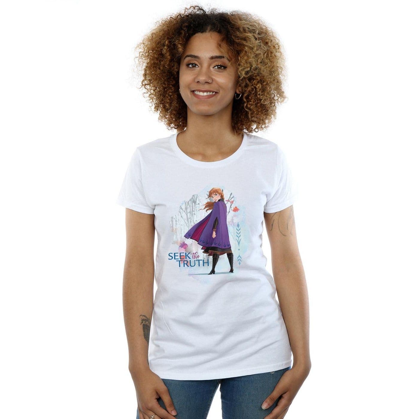 Frozen 2 Anna Seek Truth Cotton T Shirt