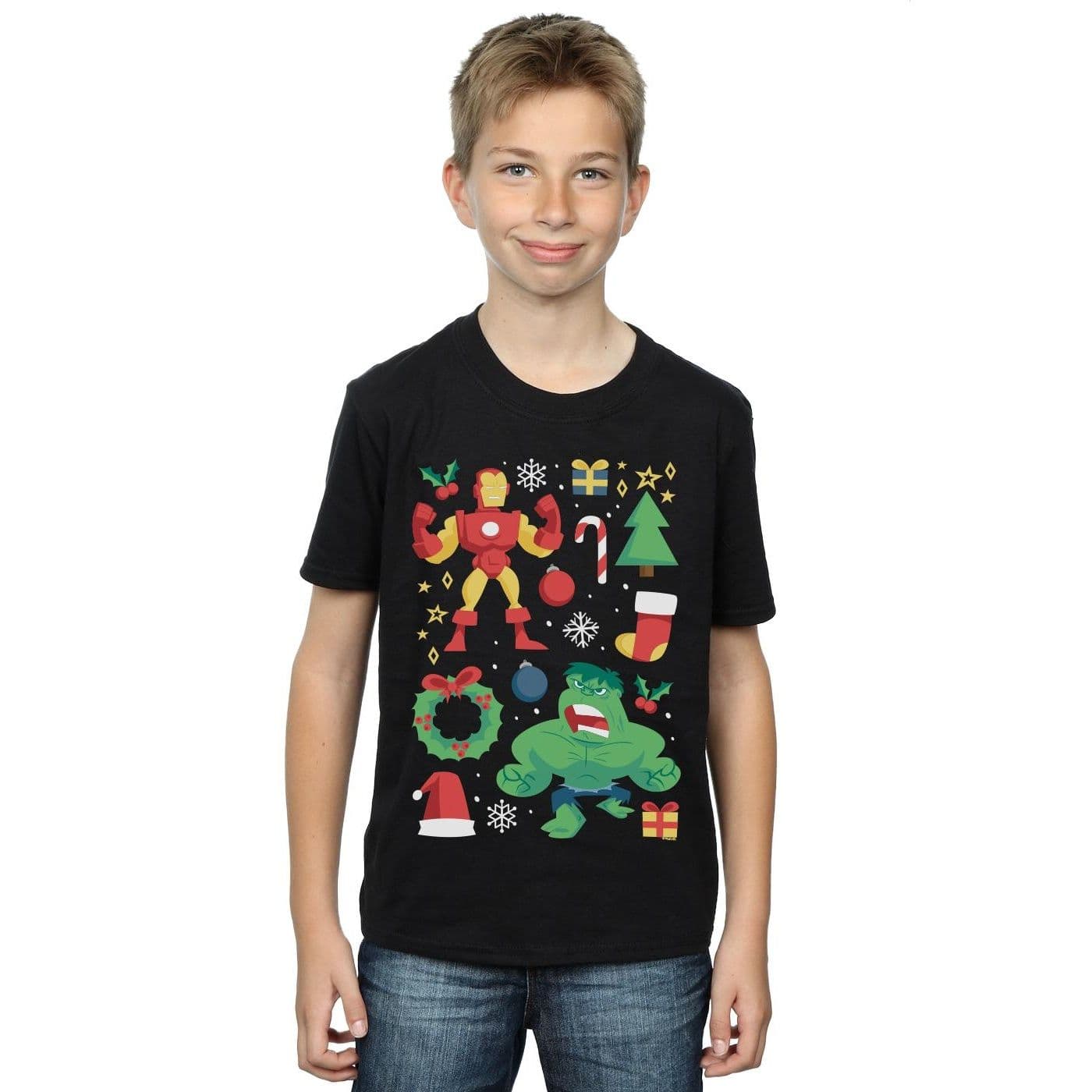 Iron Man Hulk Christmas Day T Shirt