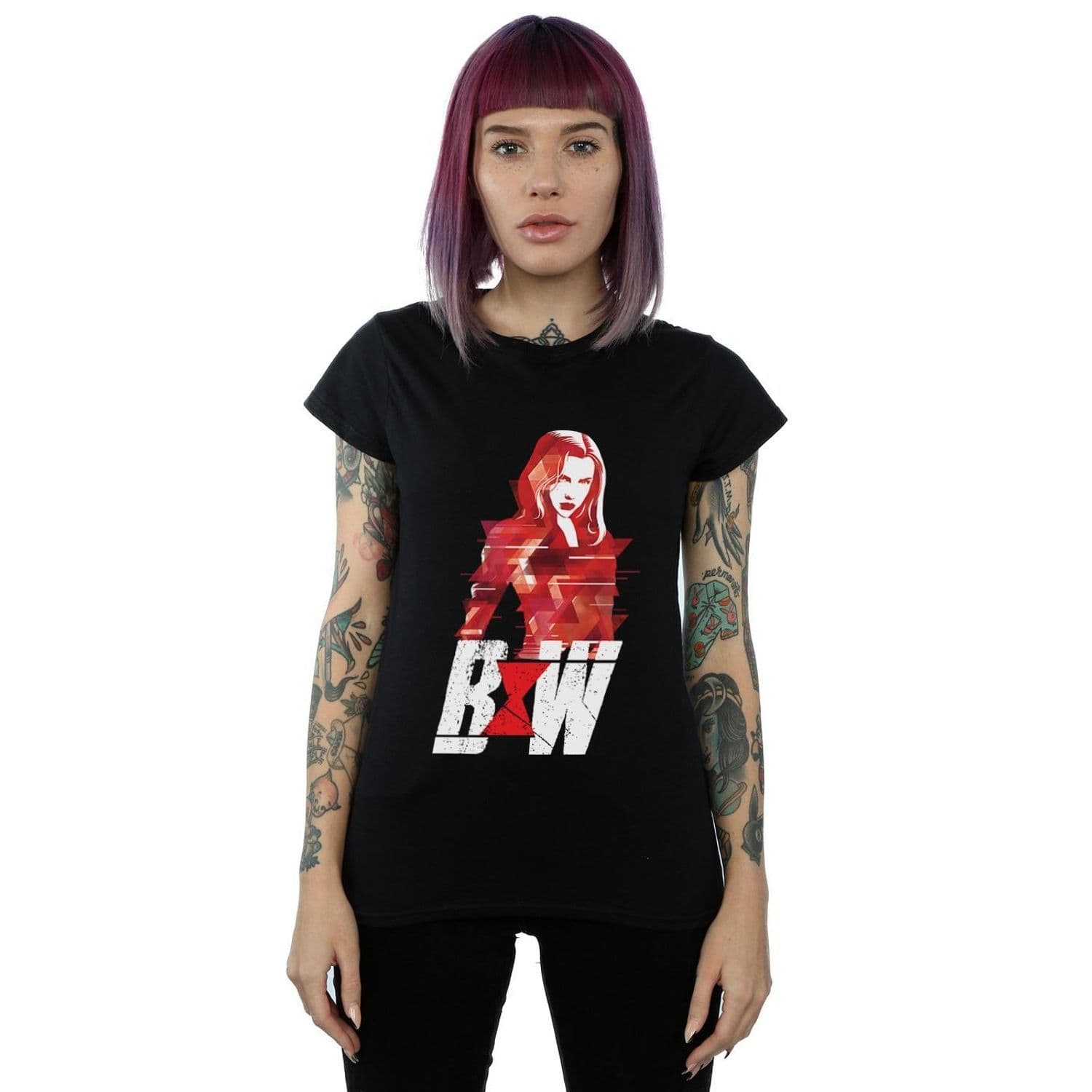 Widow Movie Logo Artwork Cotton T Shirt