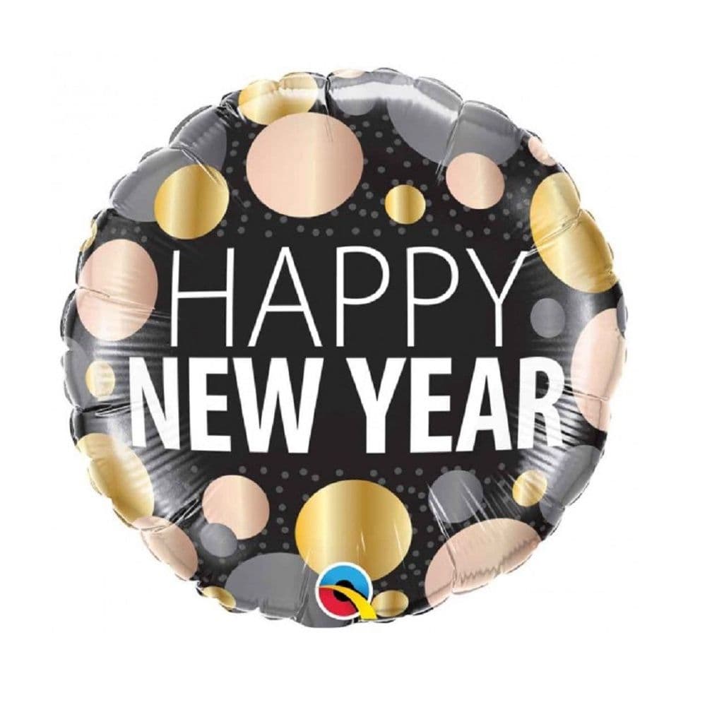 Foil Balloon Year Dot Design