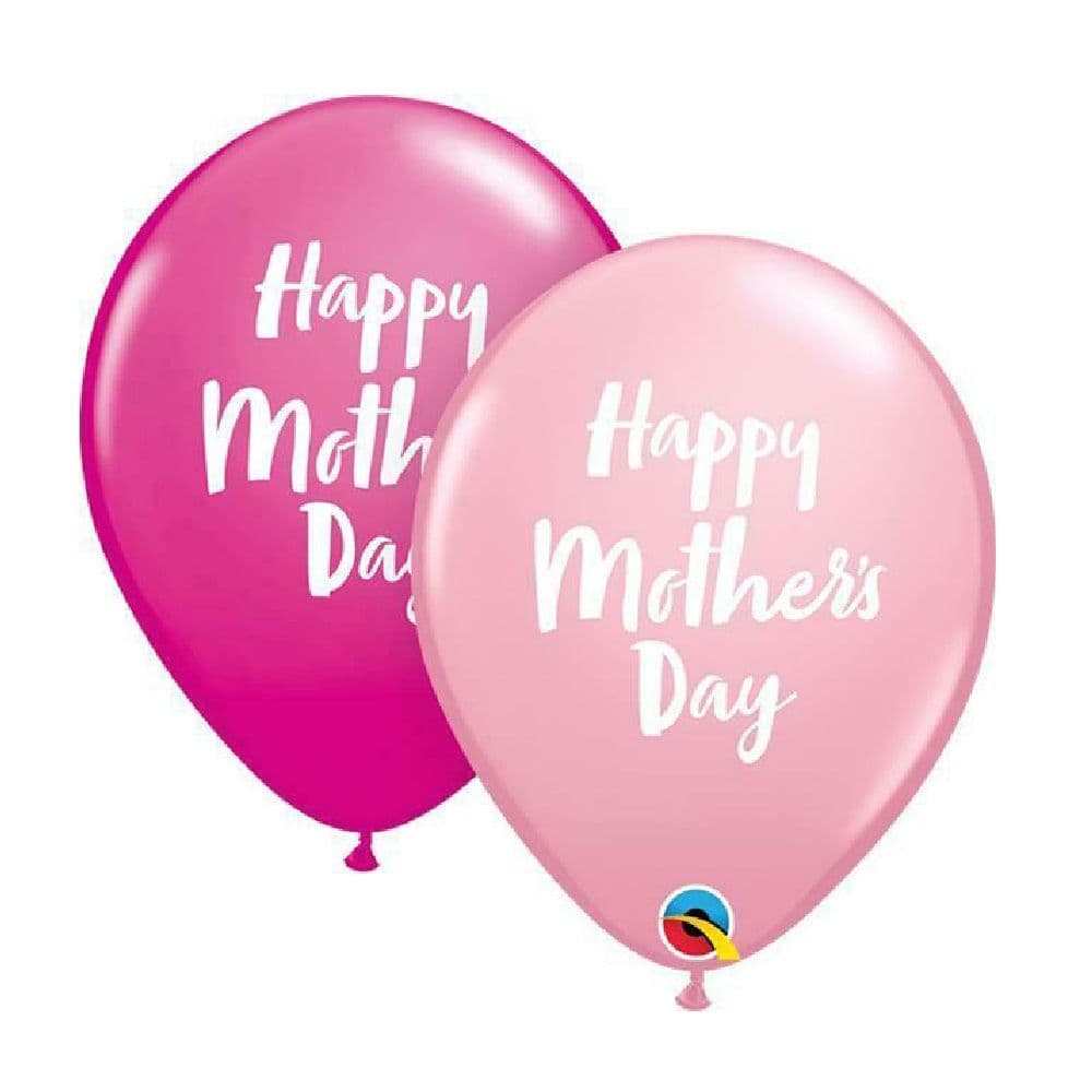 11in Mothers Day Script Latex Balloons