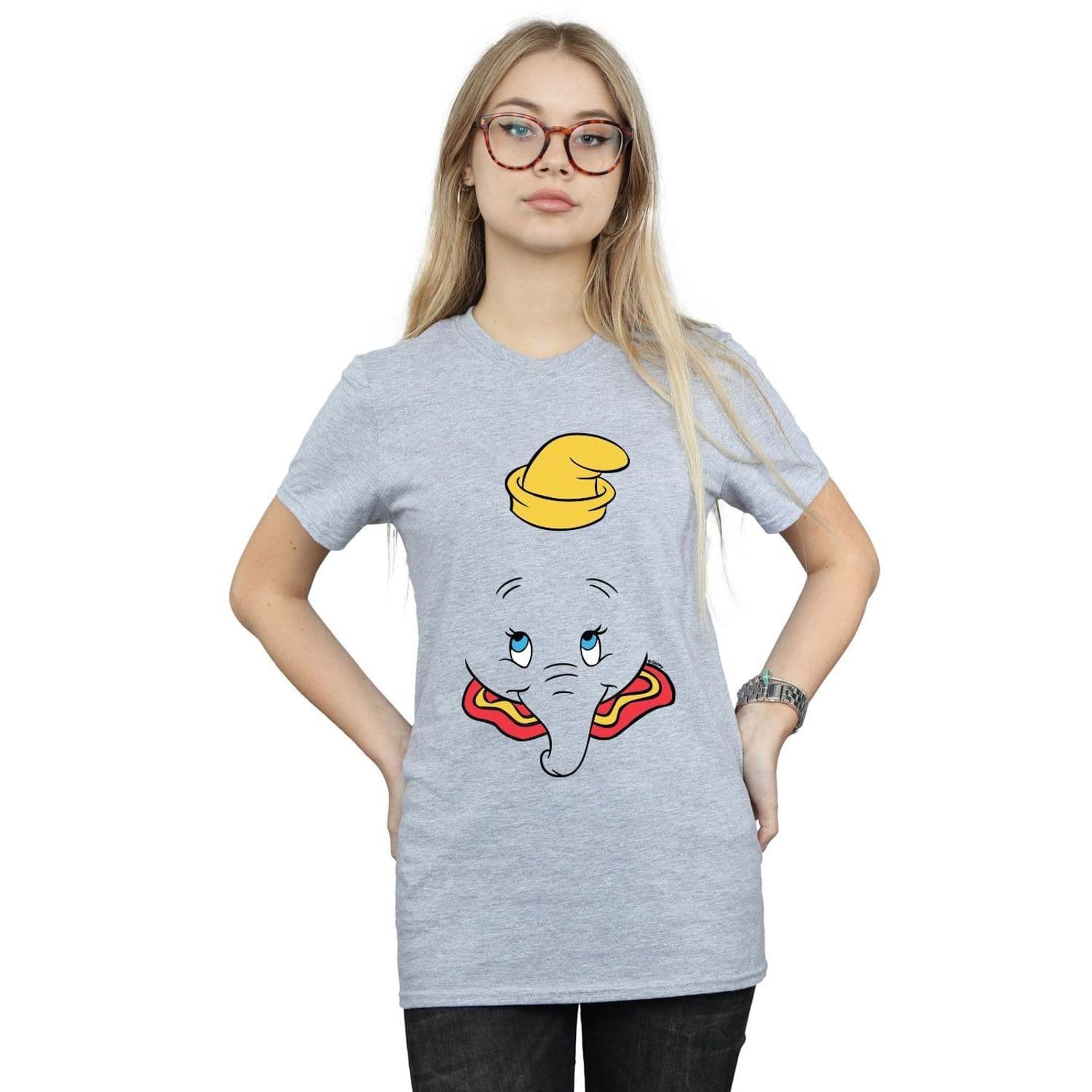 Dumbo Face Cotton Boyfriend T Shirt