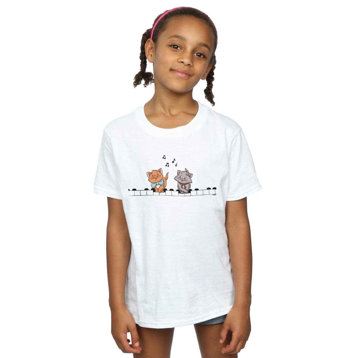 Aristocats Piano Players Cotton T Shirt