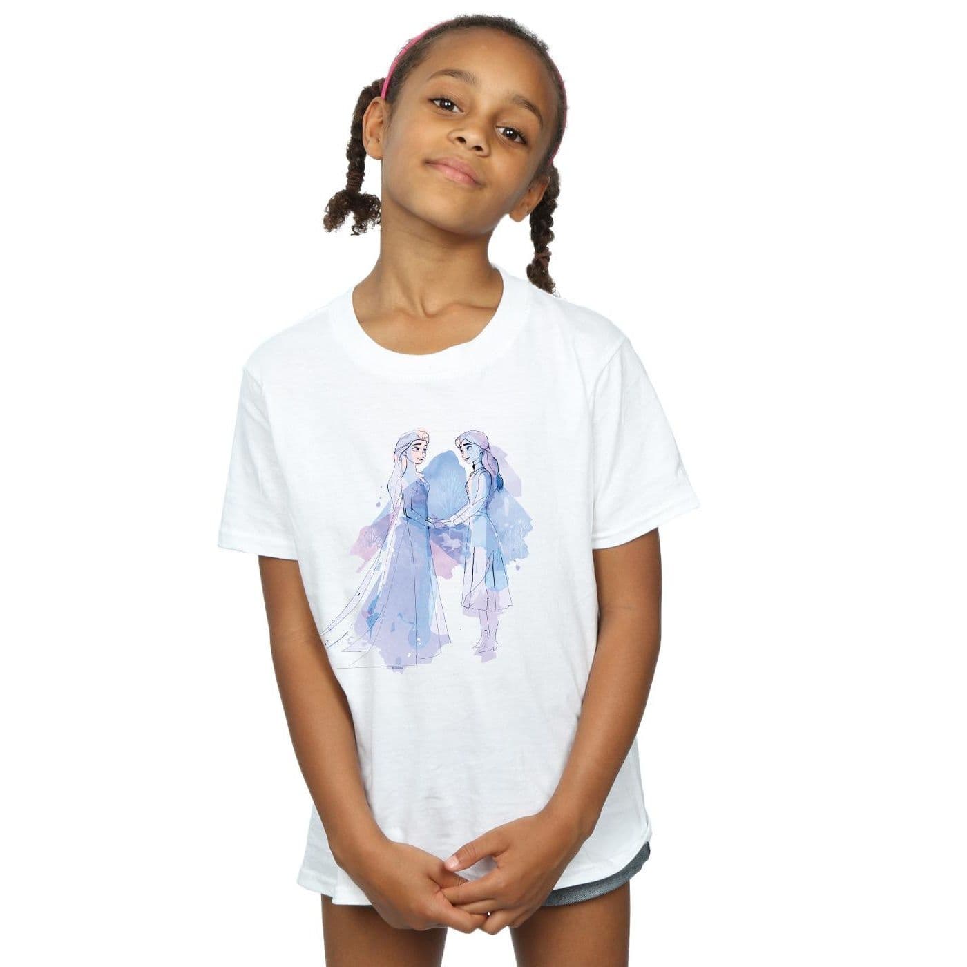 Frozen 2 Elsa Anna Sisters Sketch Cotton T Shirt