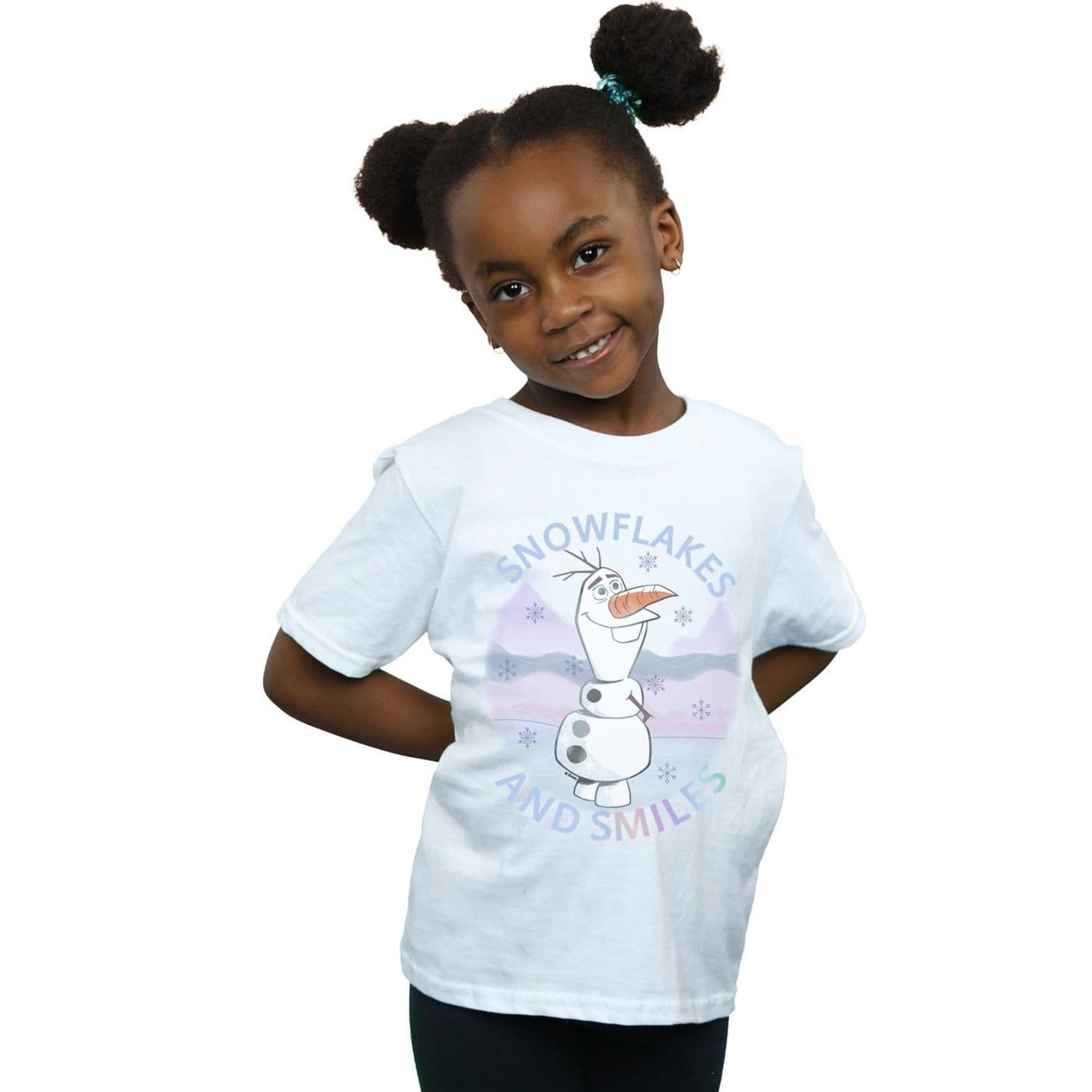 Frozen 2 Olaf Snowflakes Smiles Cotton T Shirt