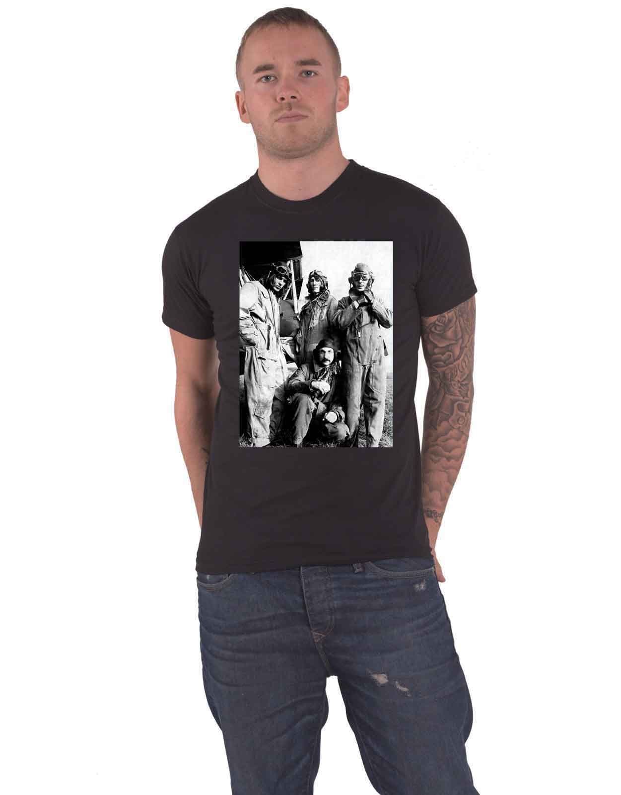 Airplane Photo Band Logo T Shirt