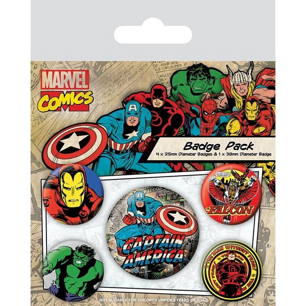 Captain America Badge Set