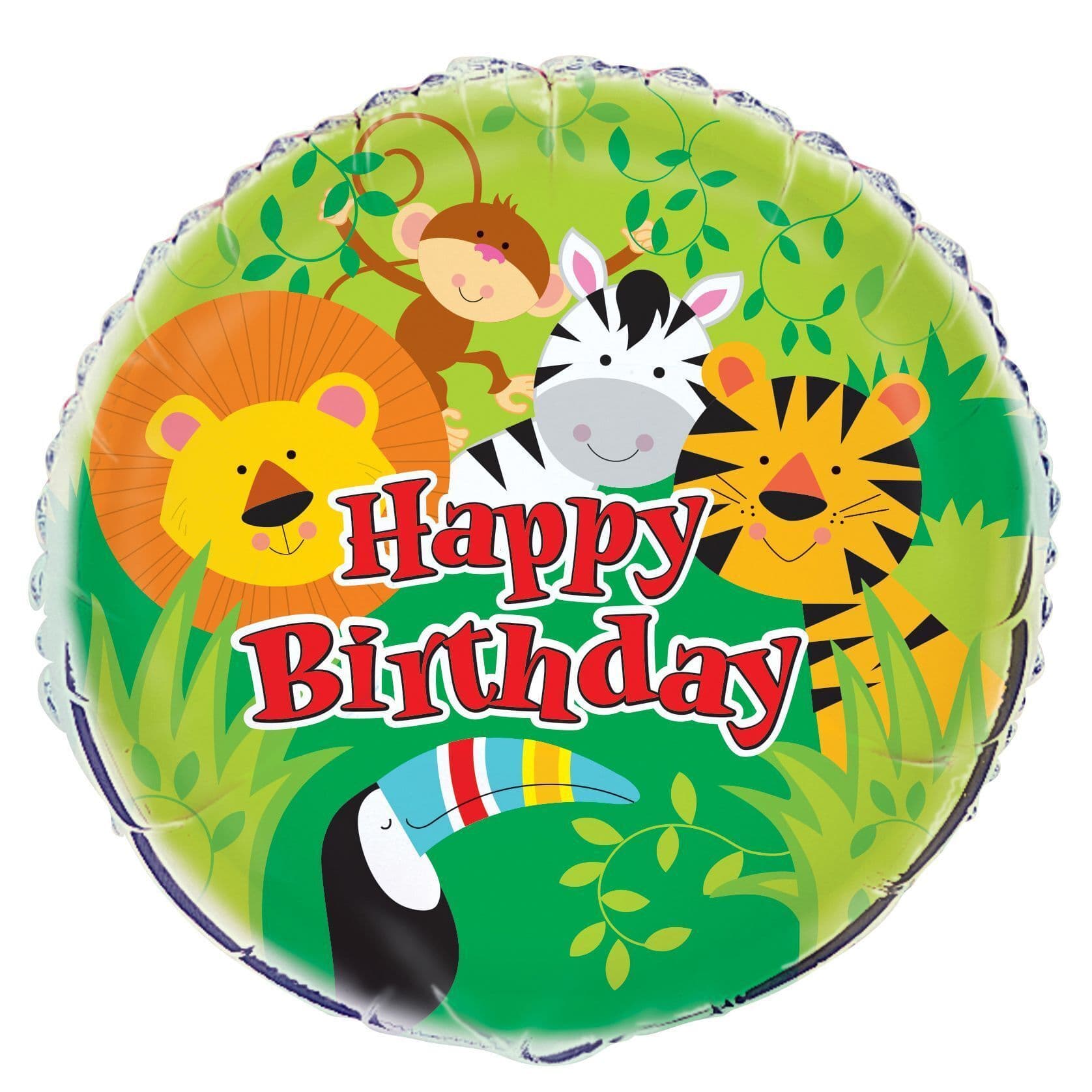 Jungle Birthday Foil Balloon
