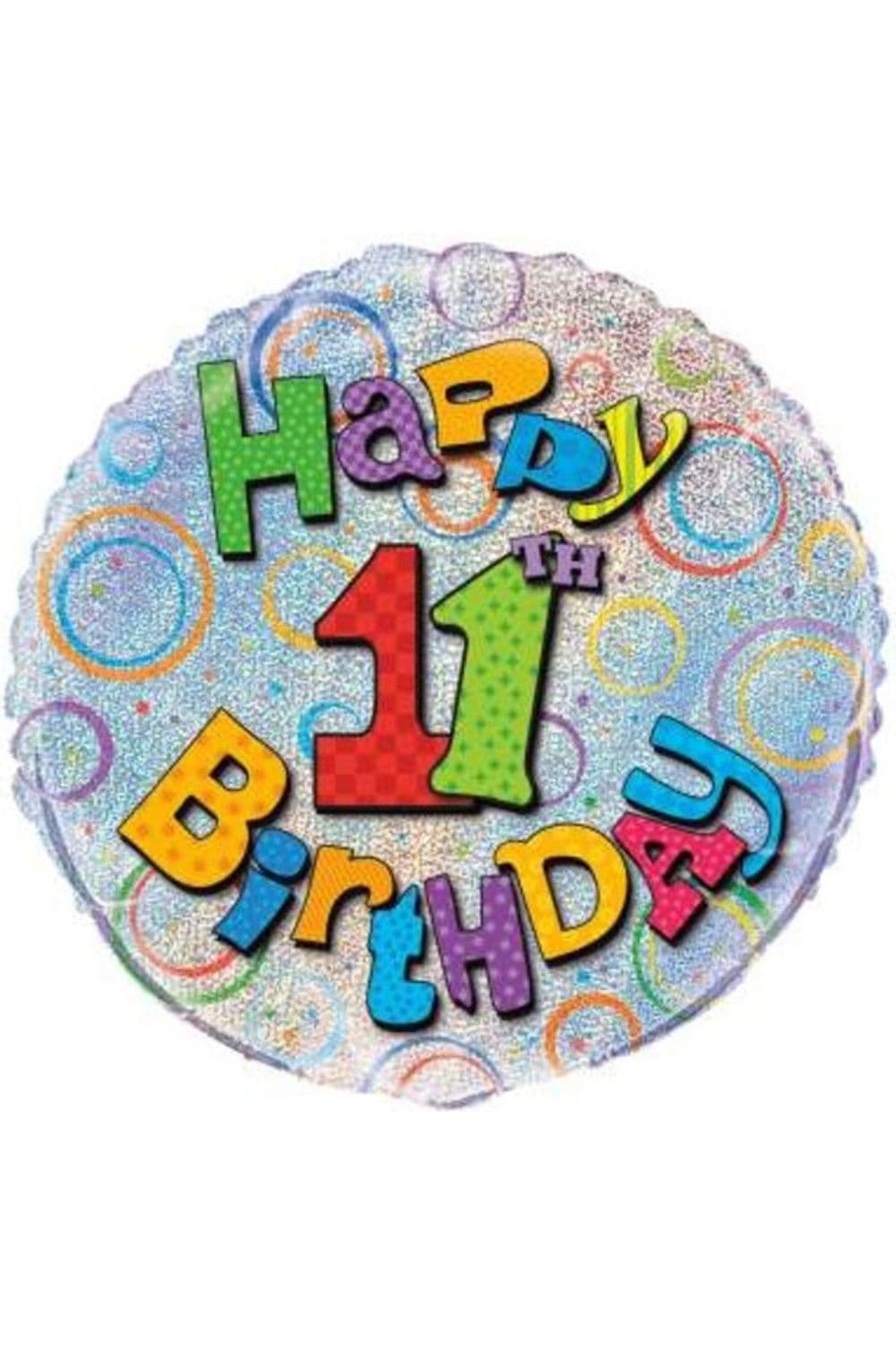 11th Birthday Foil Balloon