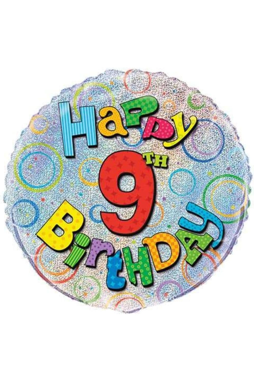 9 Birthday Foil Balloon